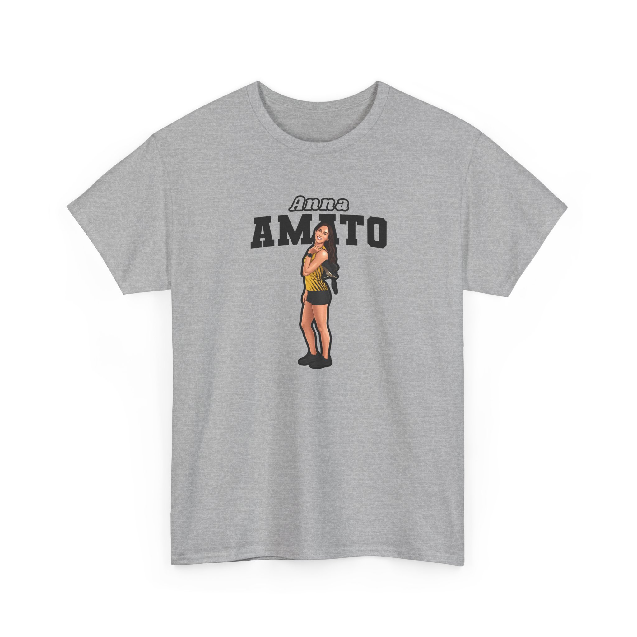 Tee — character_name_arch in Grey