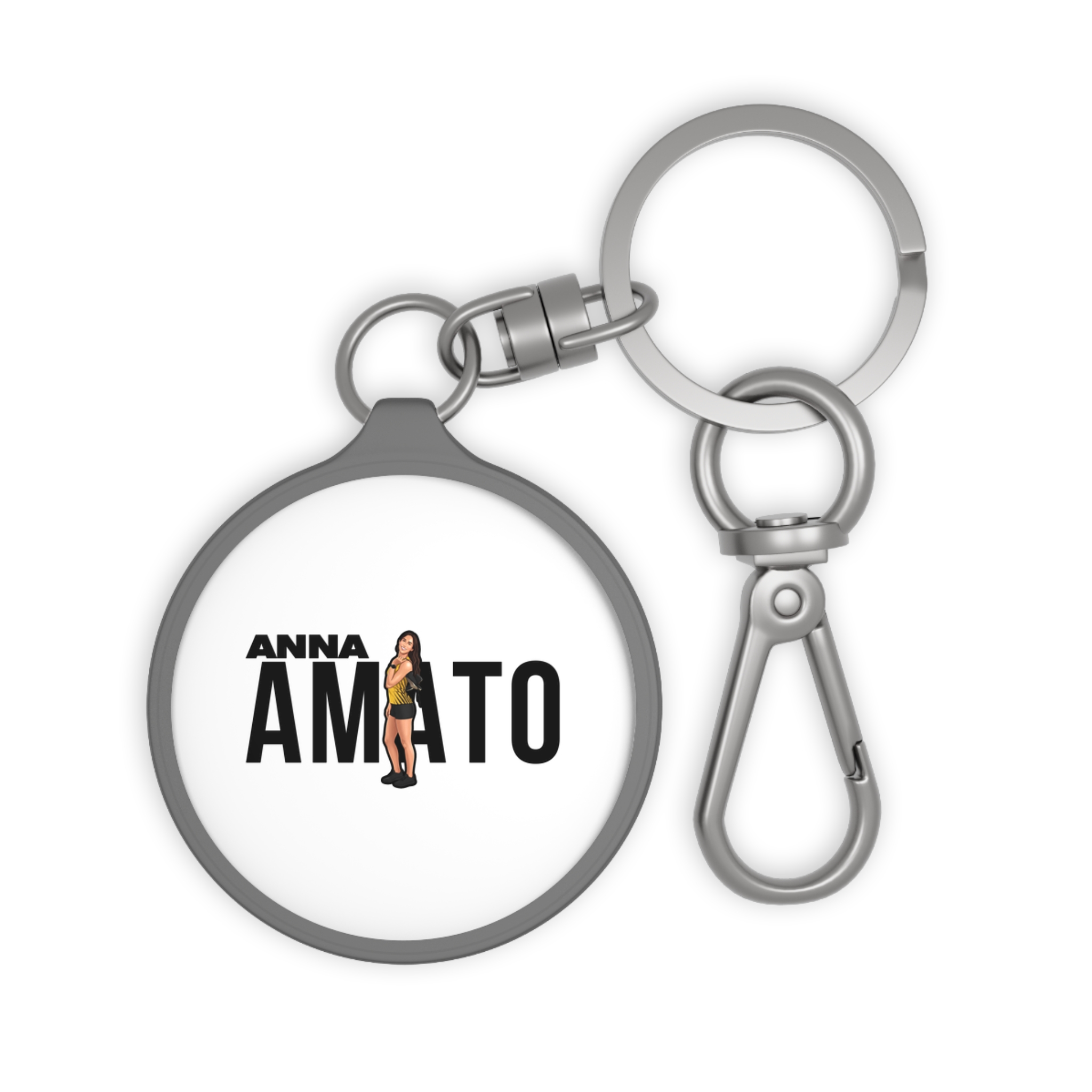 Keychain — character_player_name in Grey