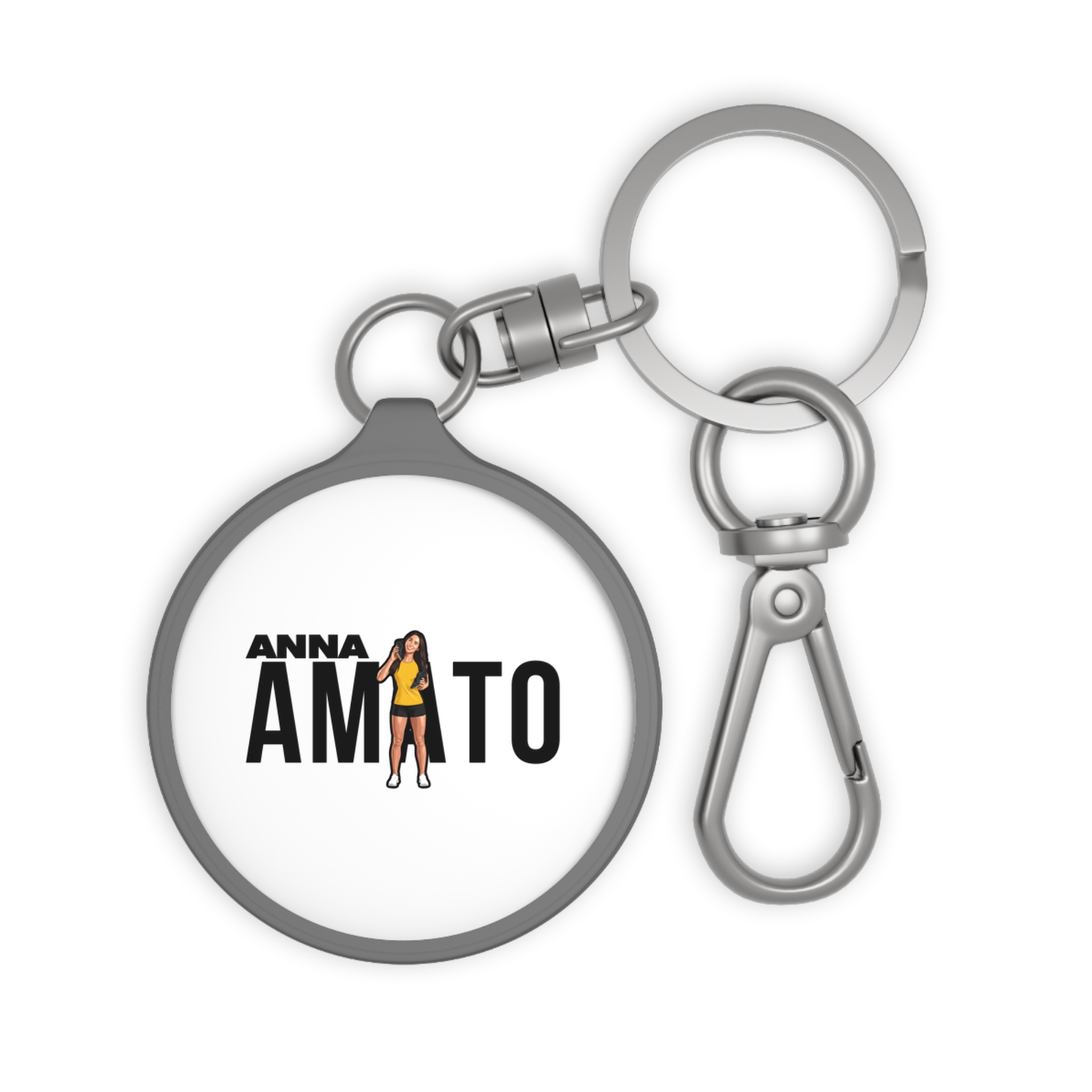 Keychain — character_player_name in Grey