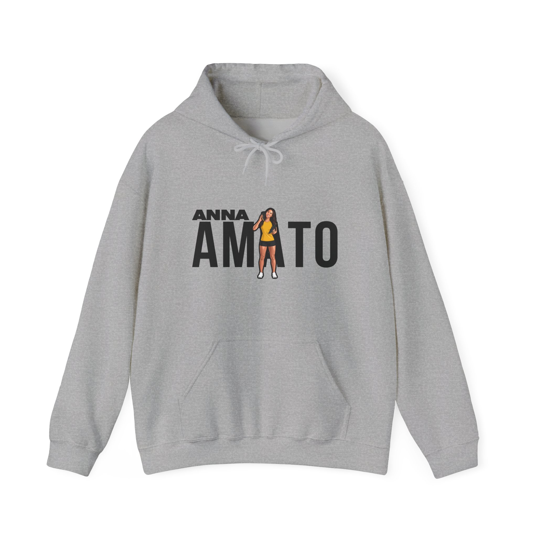 Hoodie — character_player_name in Grey
