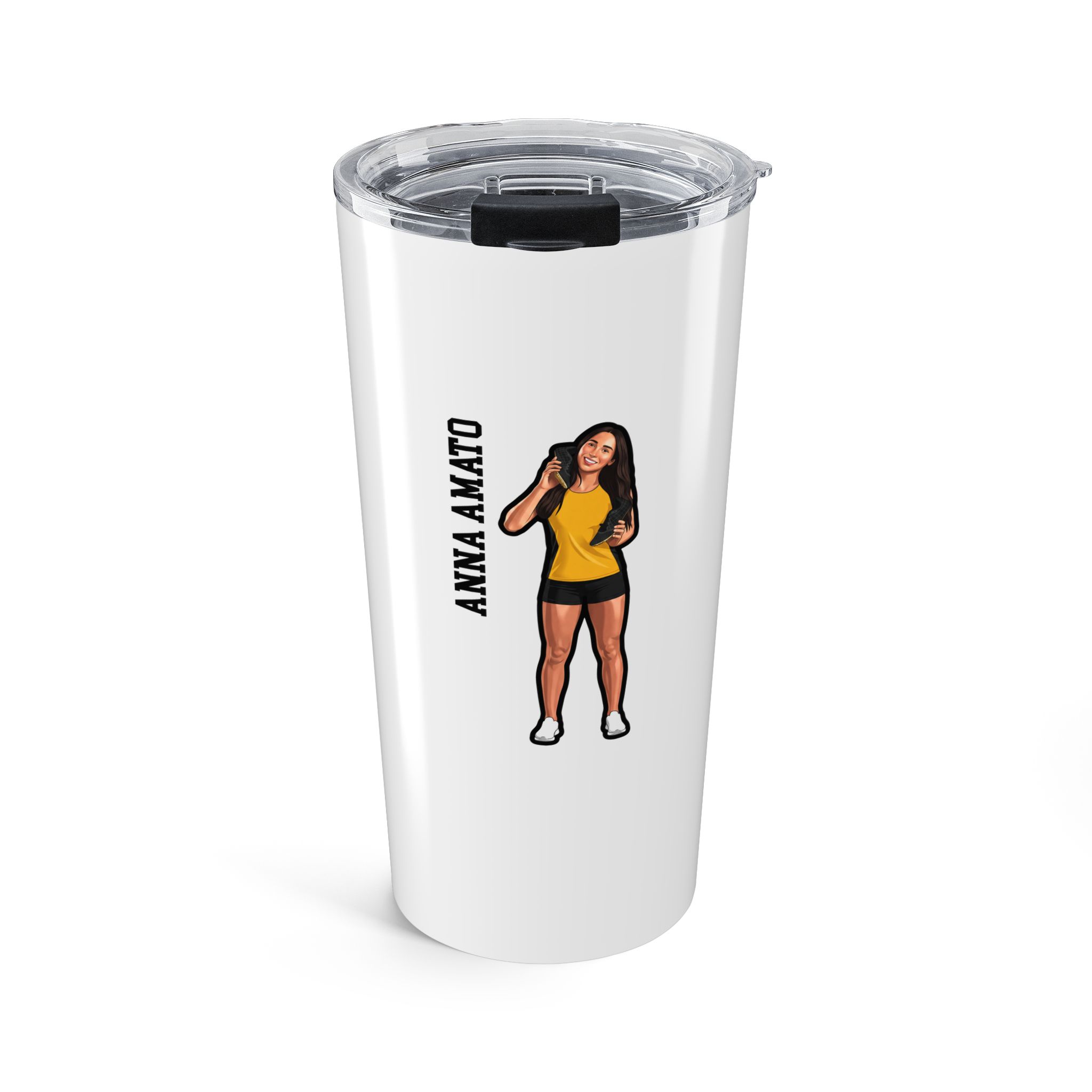 20oz Tumbler — character_name_vertical in Classic