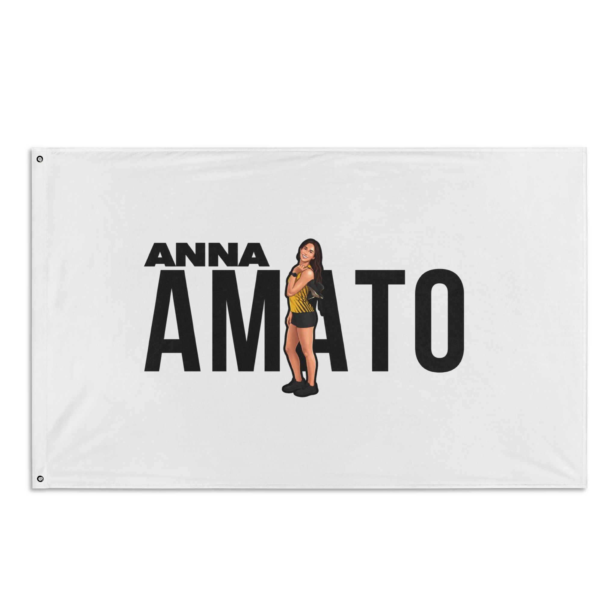 Flag (35 × 56 in) — character_player_name in Classic