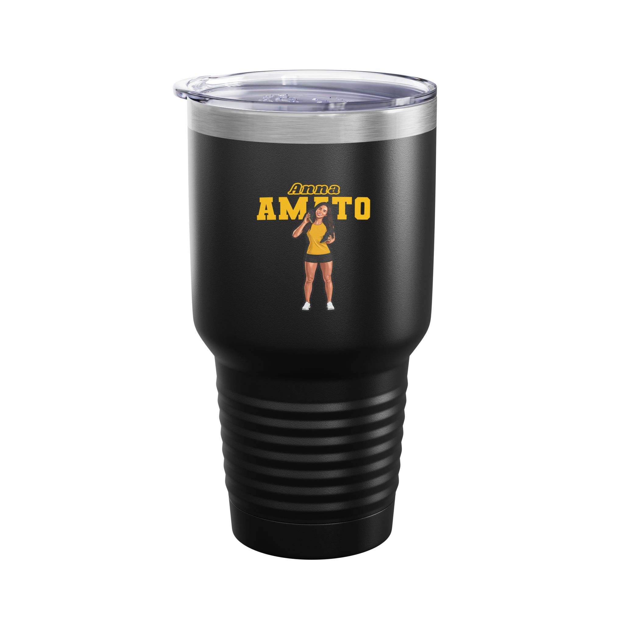 30oz Tumbler — character_name_arch in Black