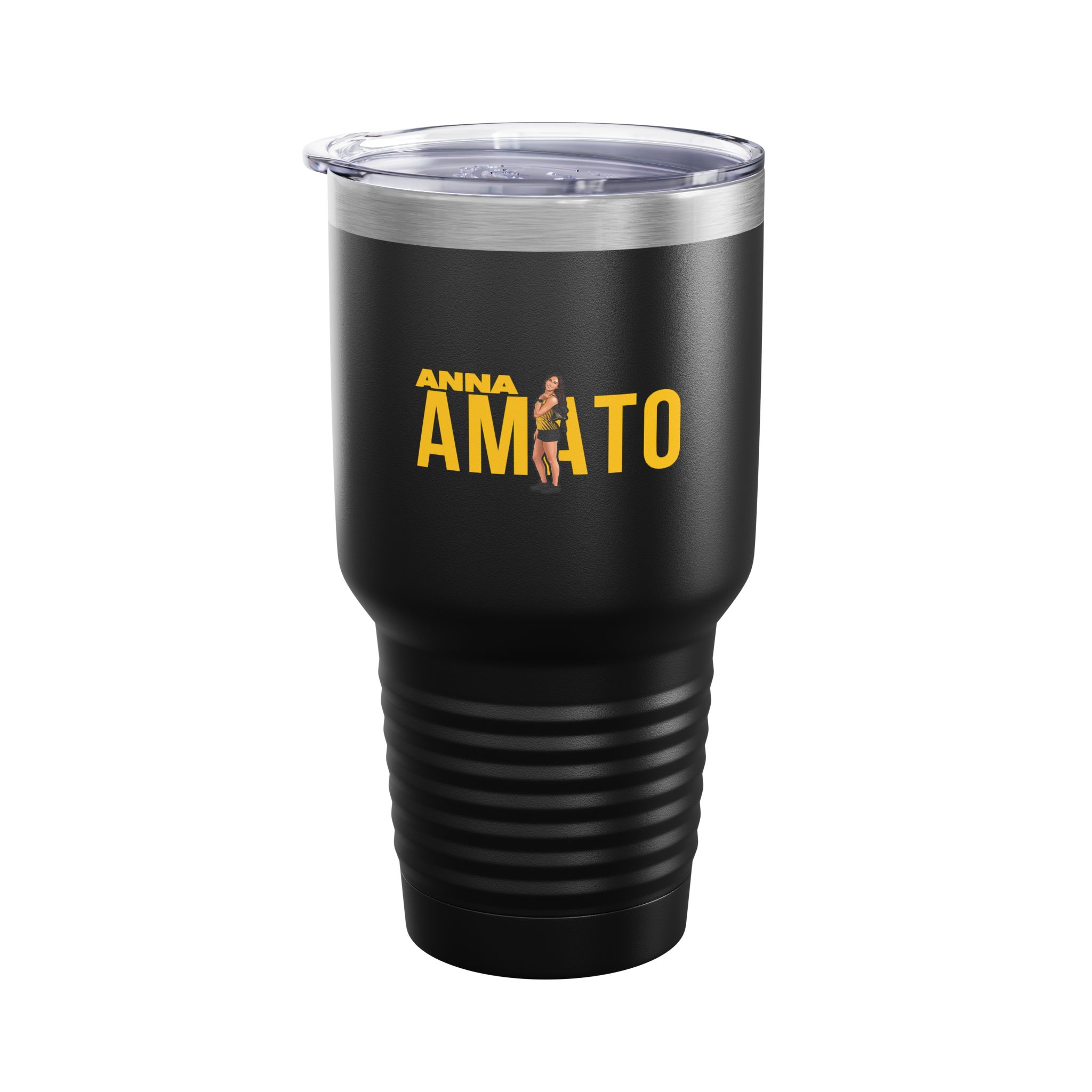 30oz Tumbler — character_player_name in Black