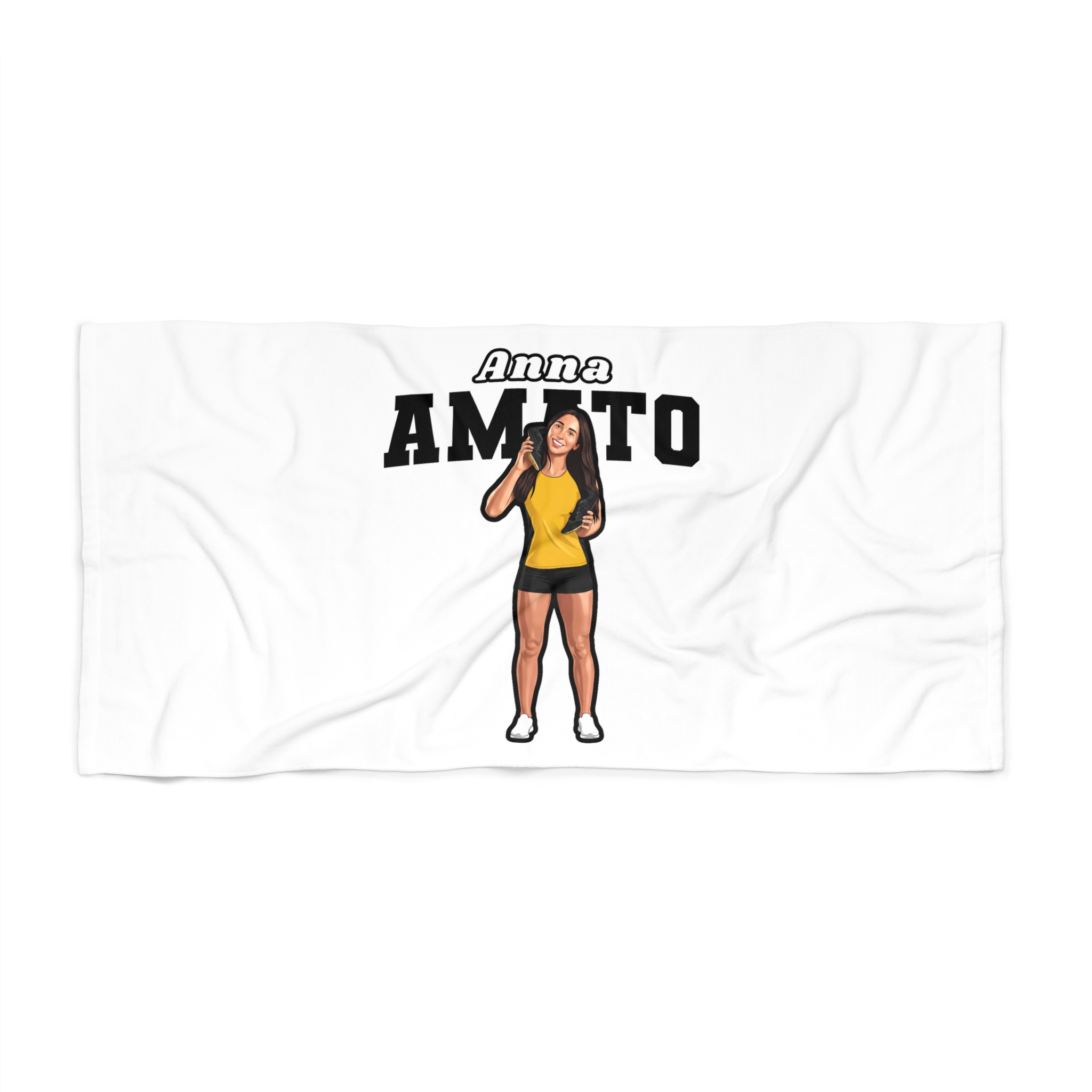 Beach Towel — character_name_arch in Classic