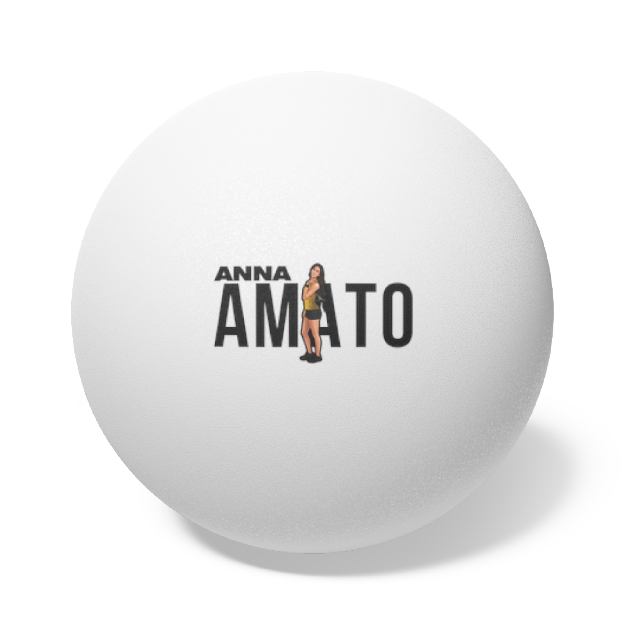 Ping Pong Balls, 6 pcs — character_player_name in White