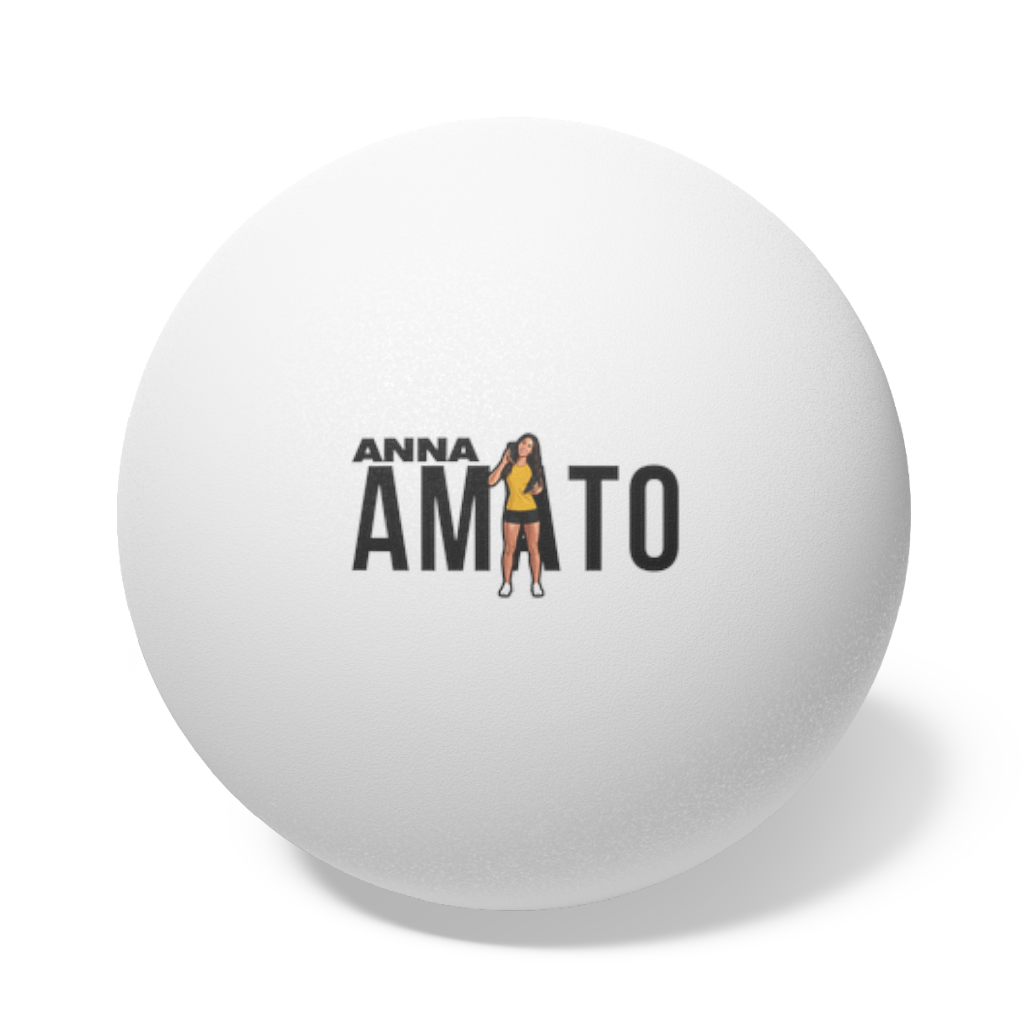 Ping Pong Balls, 6 pcs — character_player_name in White
