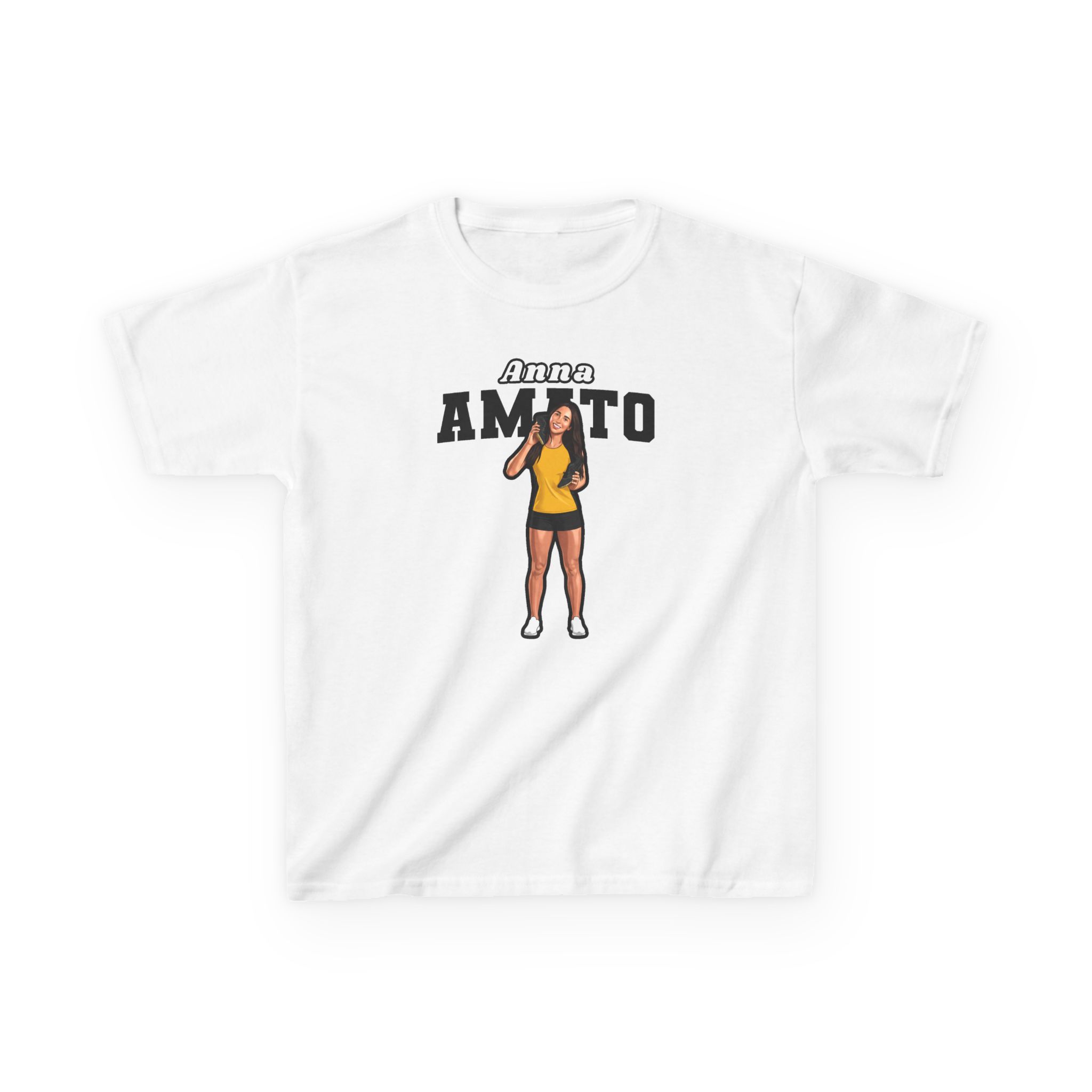 Youth Tee — character_name_arch in White