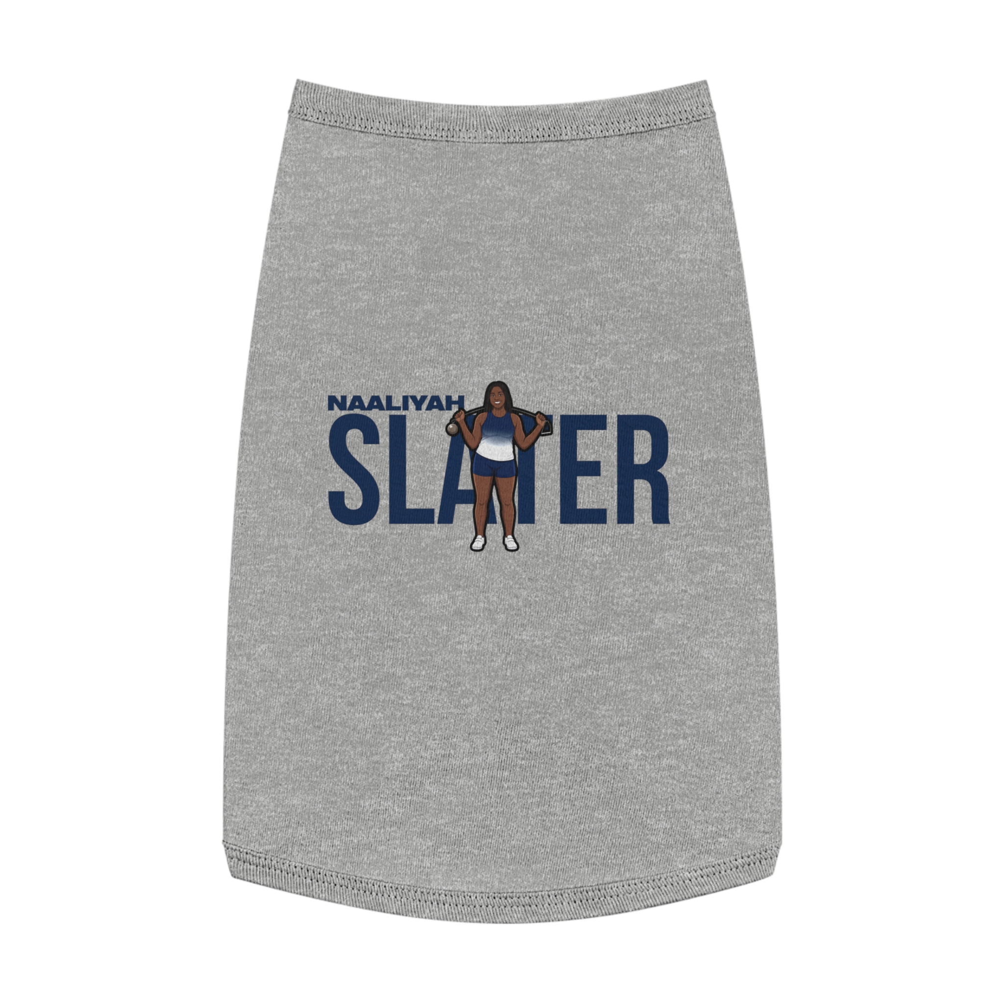 Pet Tank Top — character_player_name in White