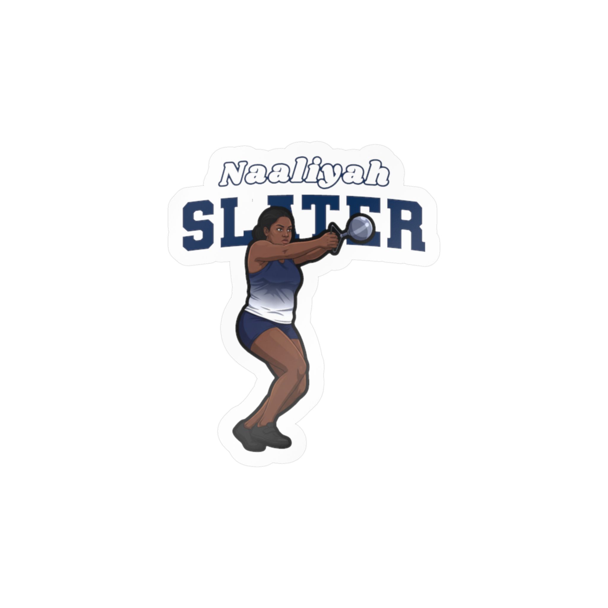 Vinyl Sticker — character_name_arch in Classic