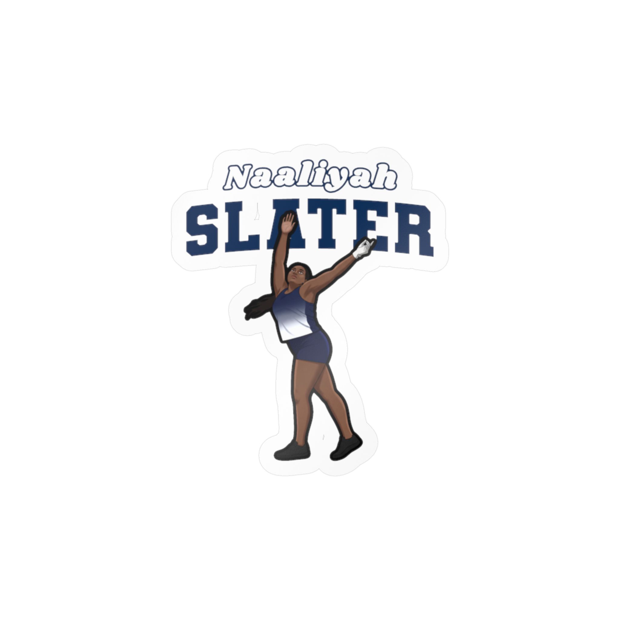 Vinyl Sticker — character_name_arch in Classic