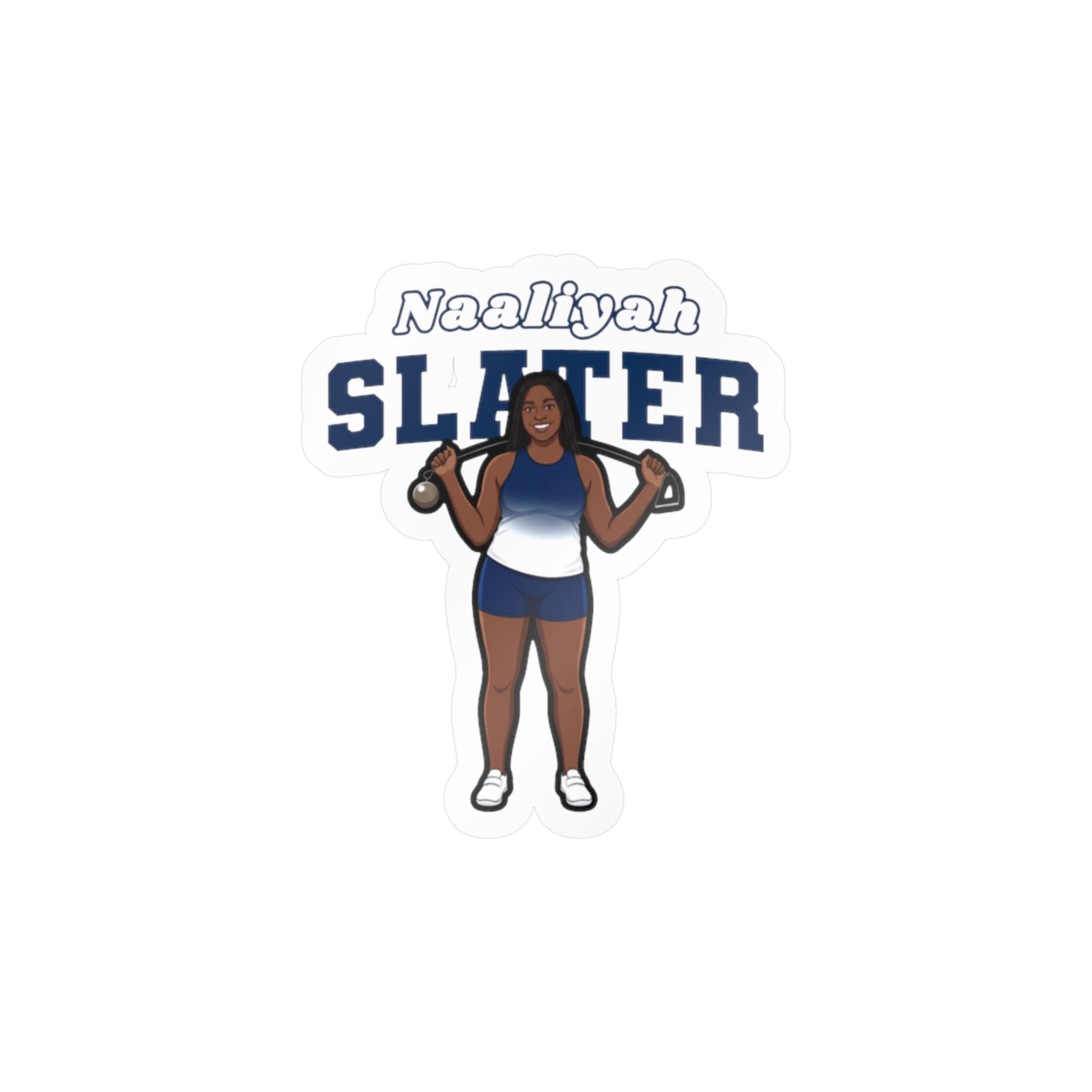 Vinyl Sticker — character_name_arch in Classic