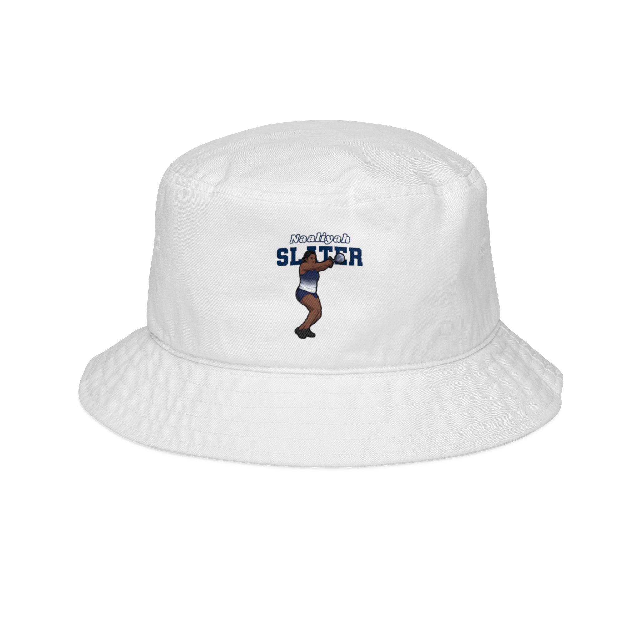 Bucket Hat — character_name_arch in White