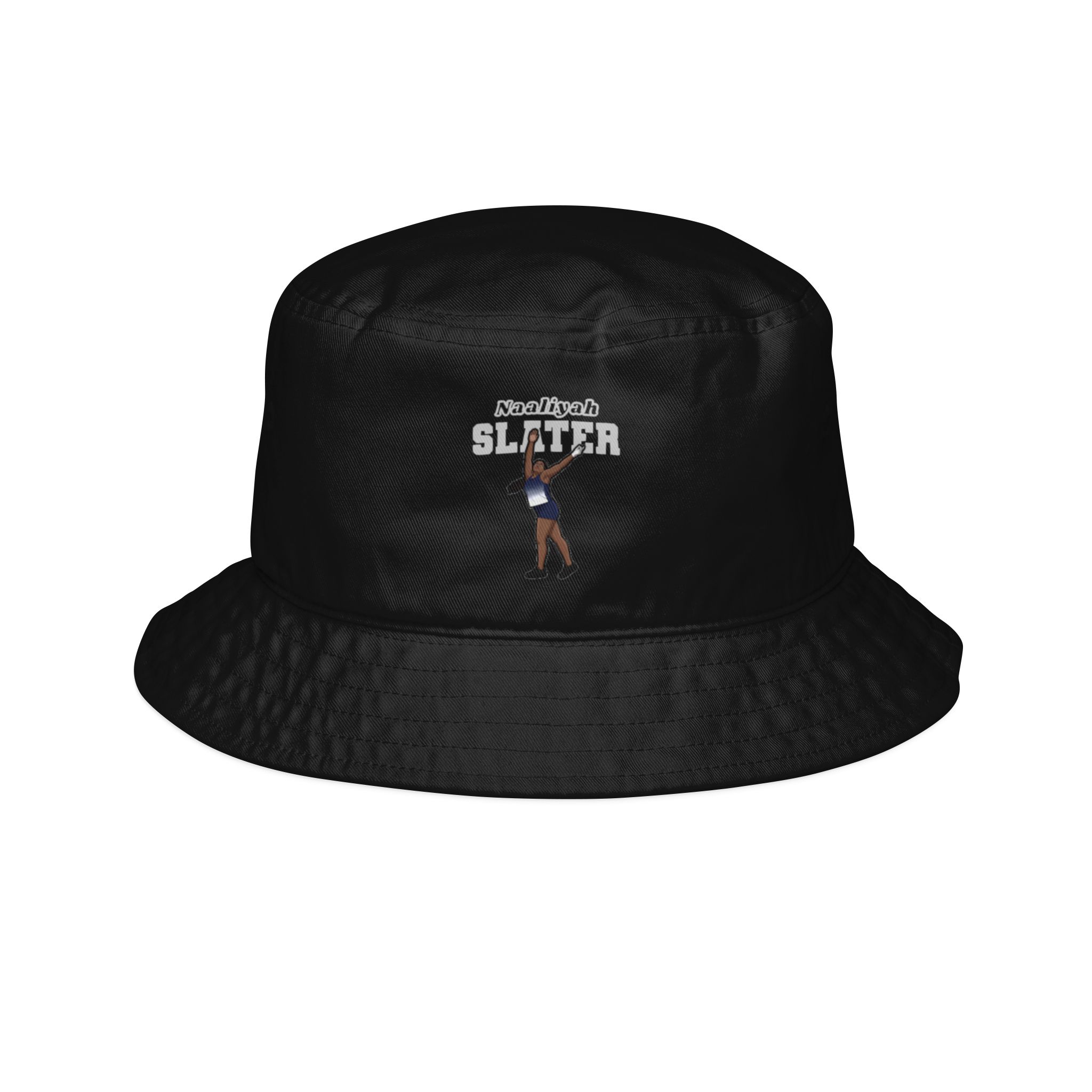Bucket Hat — character_name_arch in Black
