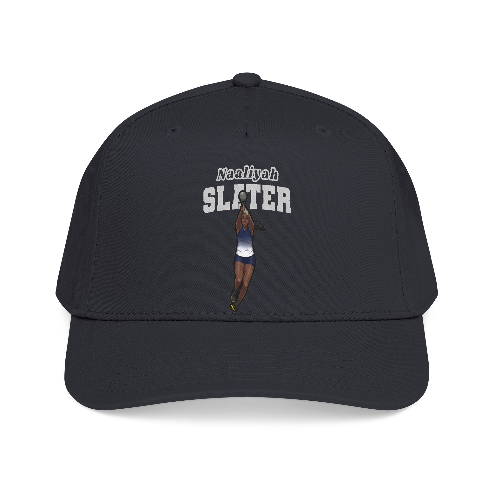 Baseball Cap — character_name_arch in Black