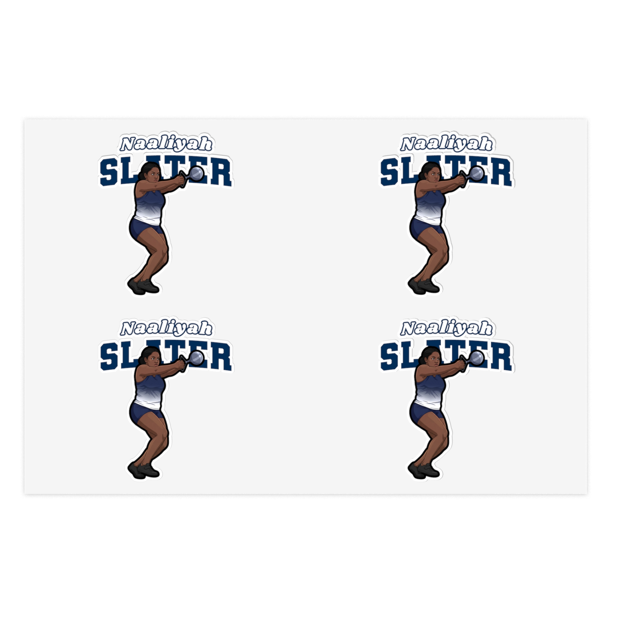 Sticker Sheet — character_name_arch in Classic