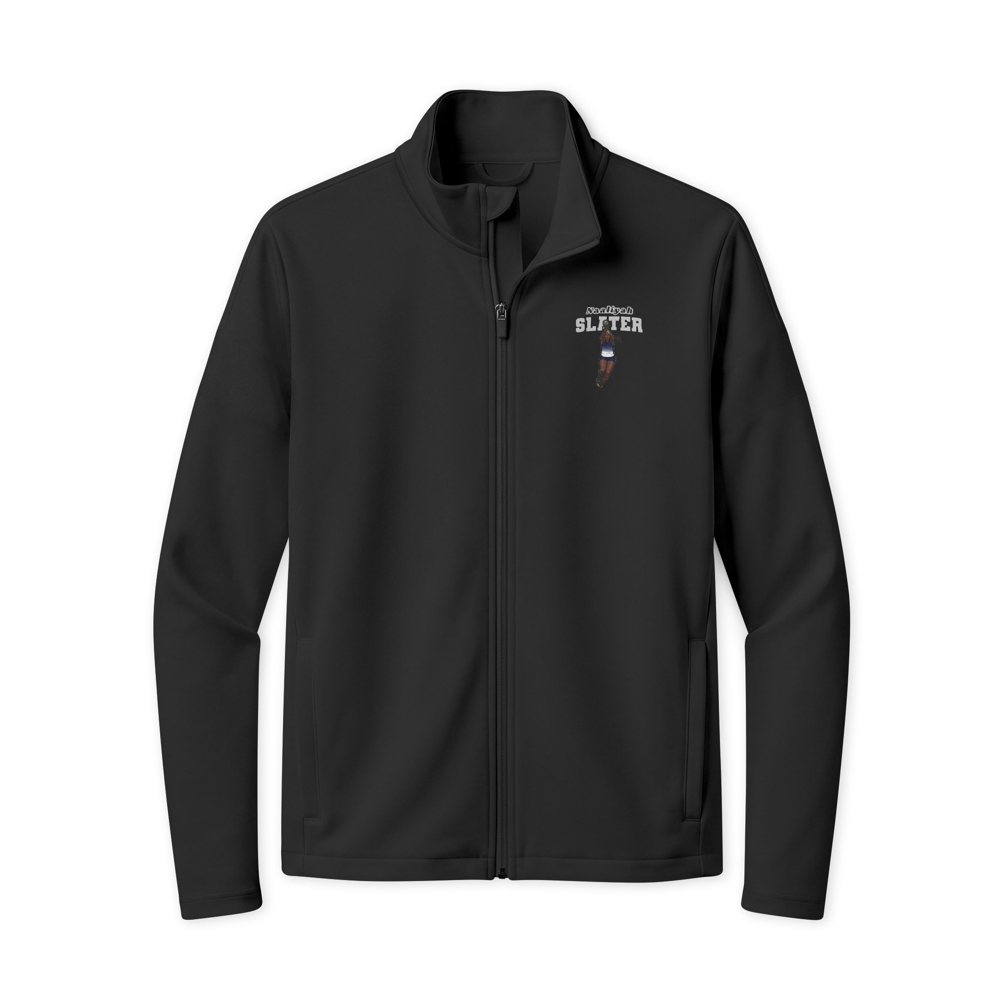 Travel Full-Zip Jacket — character_name_arch in Black/ Black