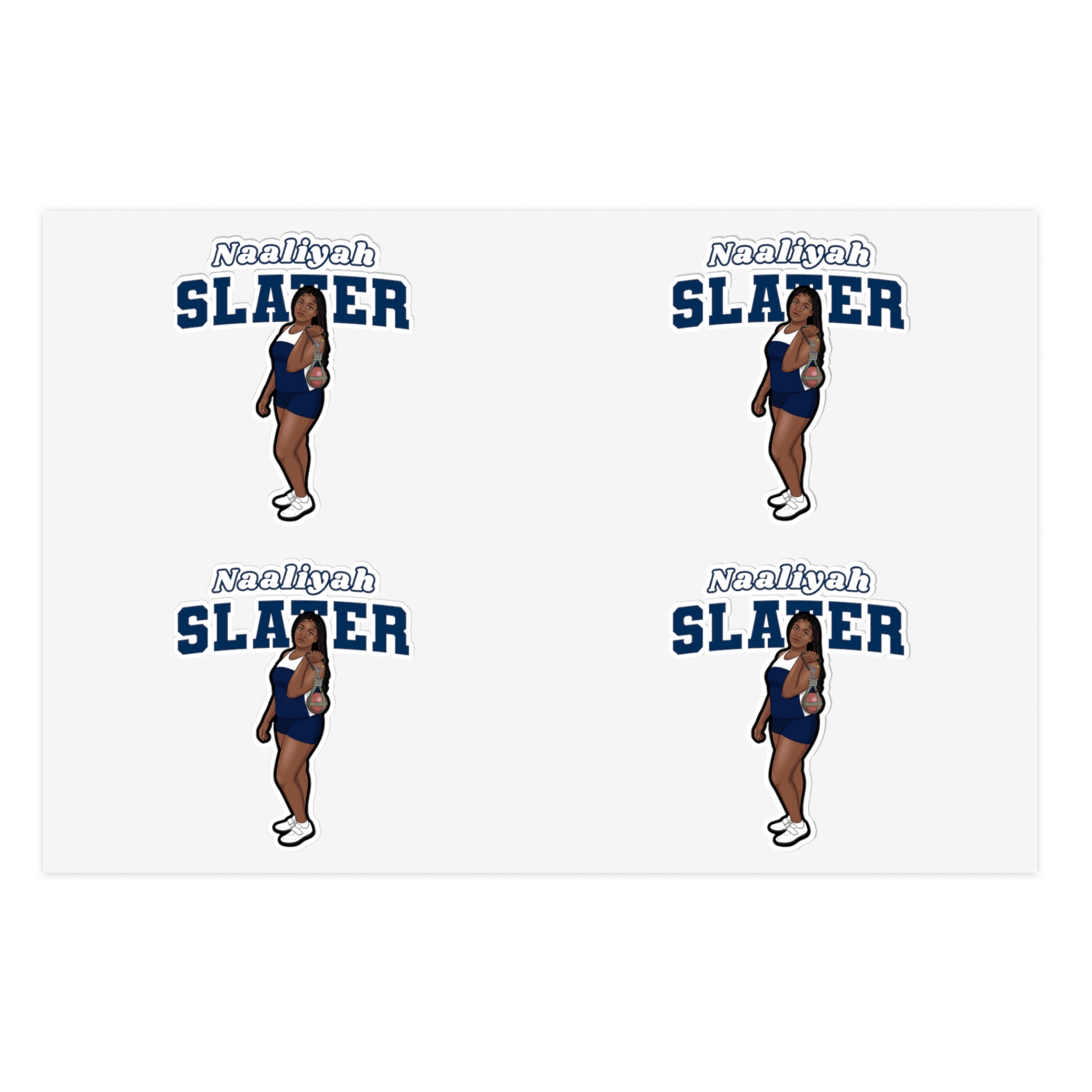 Sticker Sheet — character_name_arch in Classic