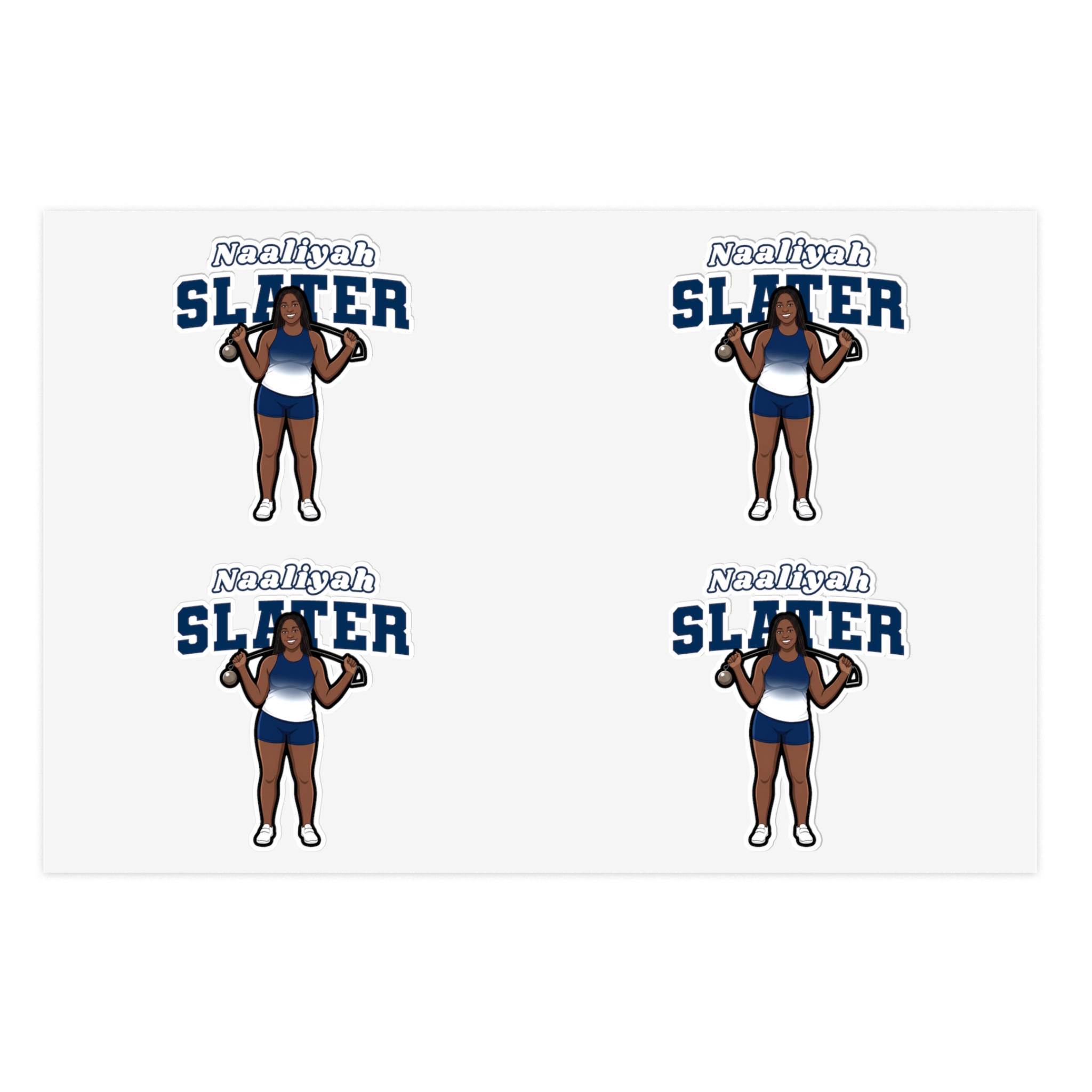 Sticker Sheet — character_name_arch in Classic