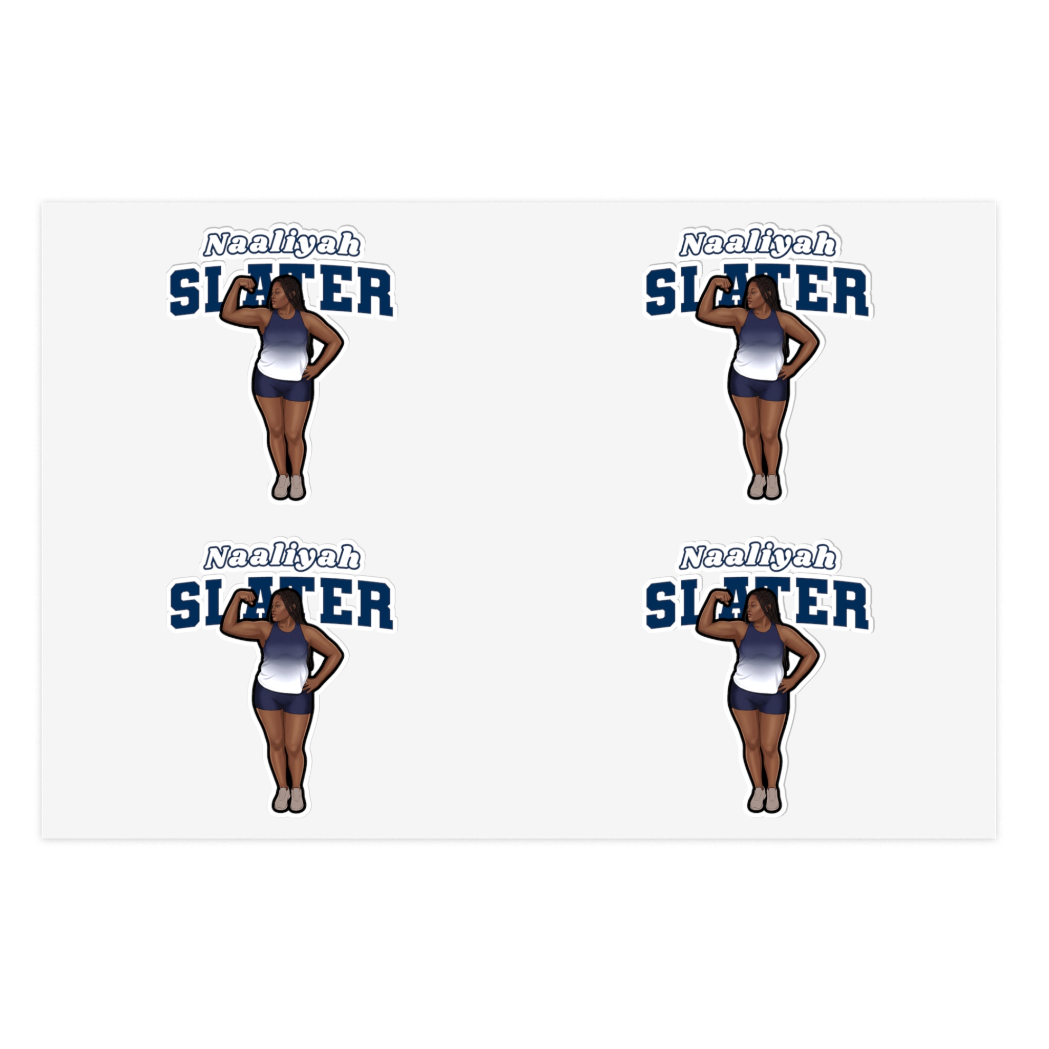 Sticker Sheet — character_name_arch in Classic