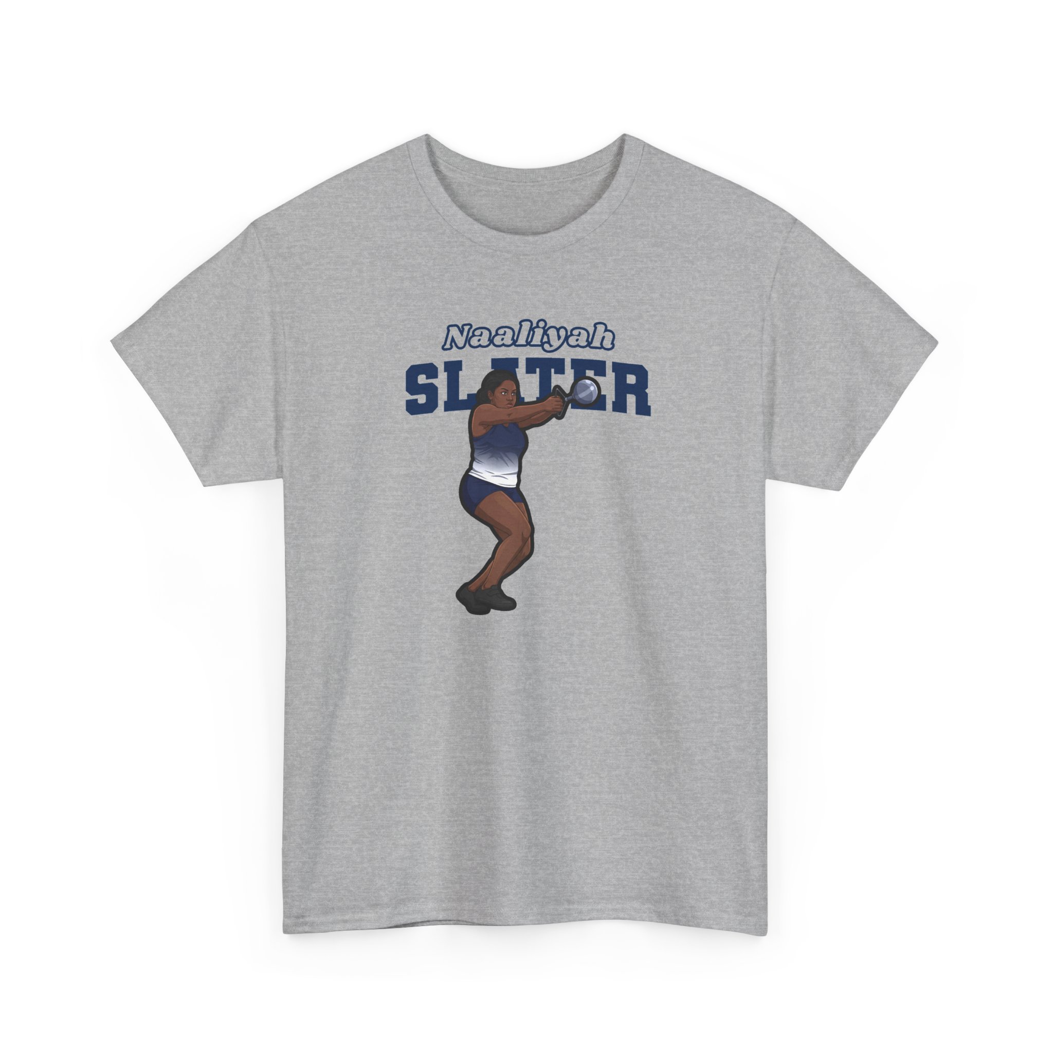 Tee — character_name_arch in Grey