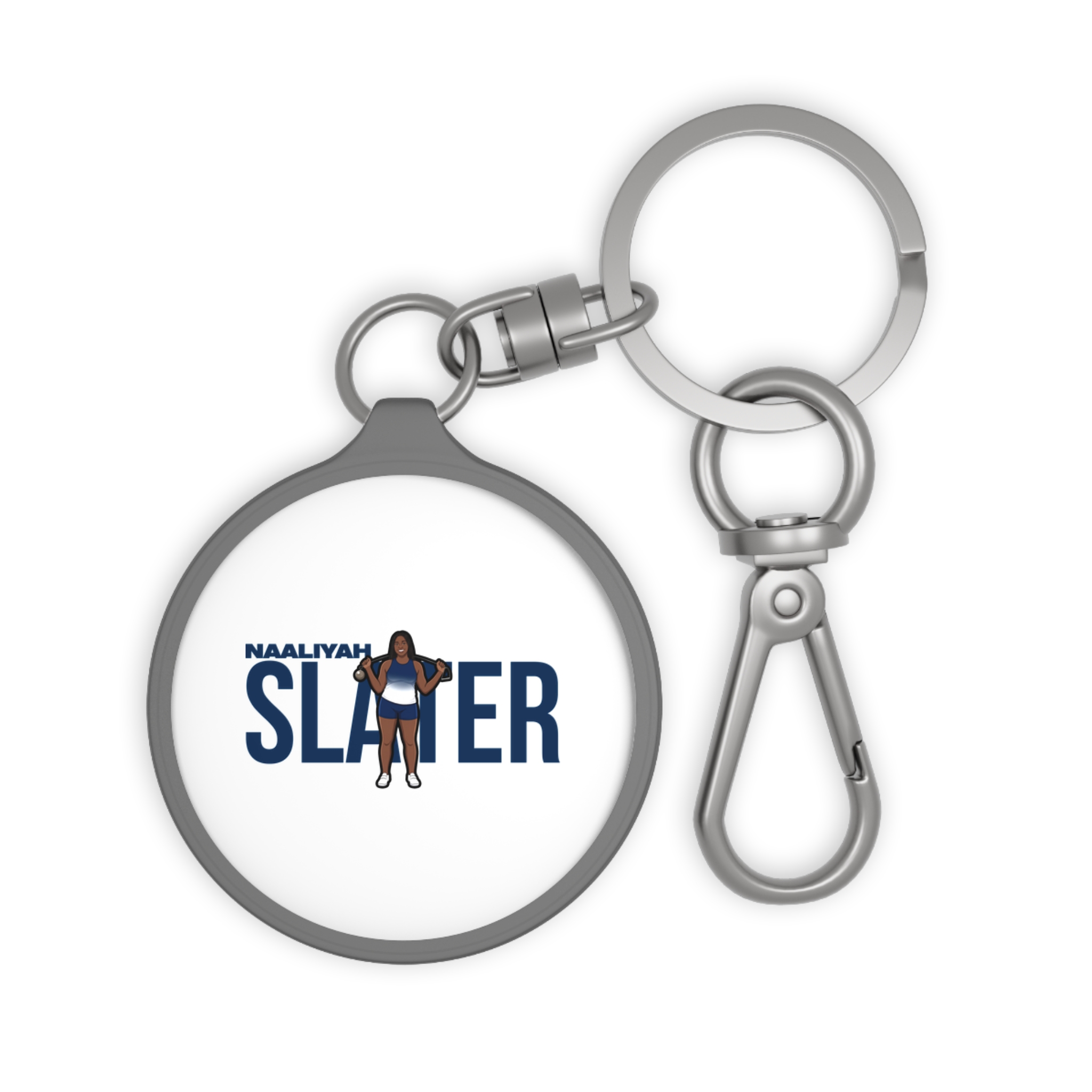 Keychain — character_player_name in Grey