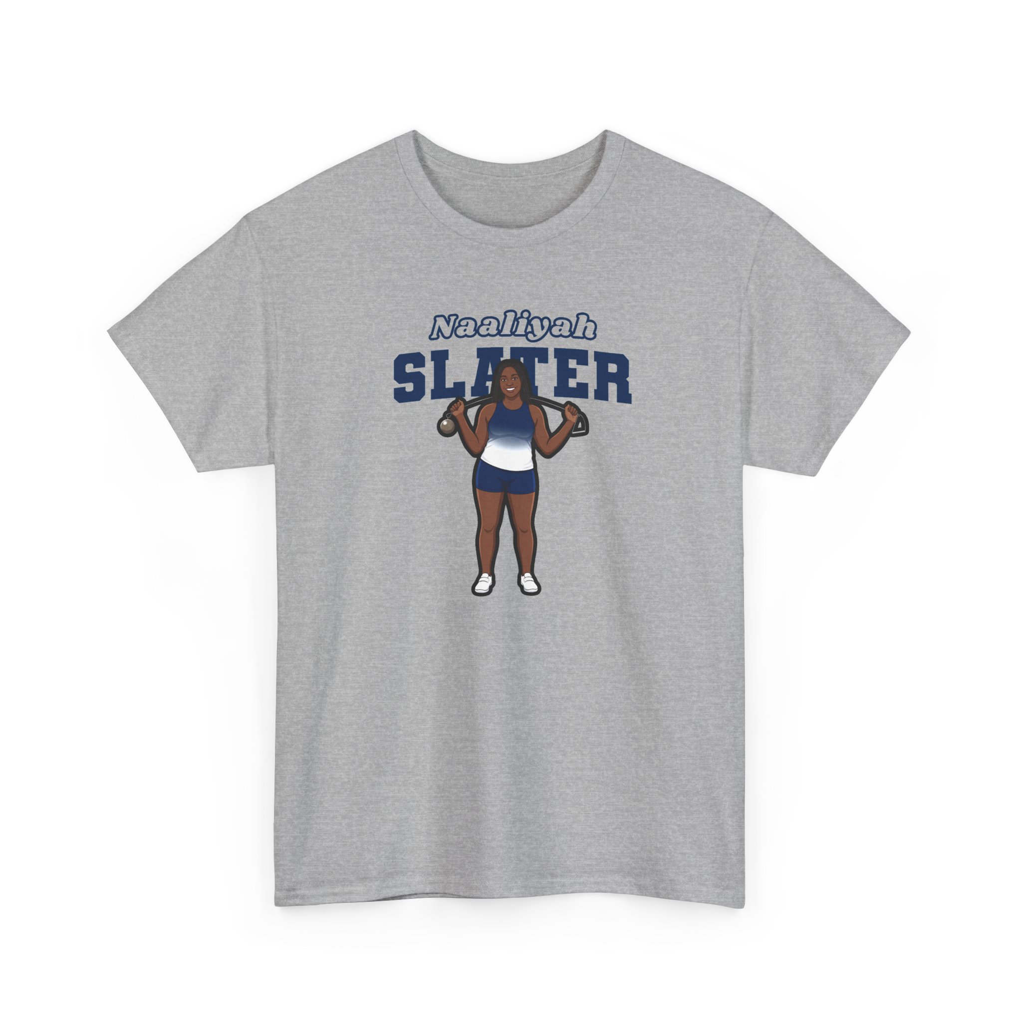 Tee — character_name_arch in Grey