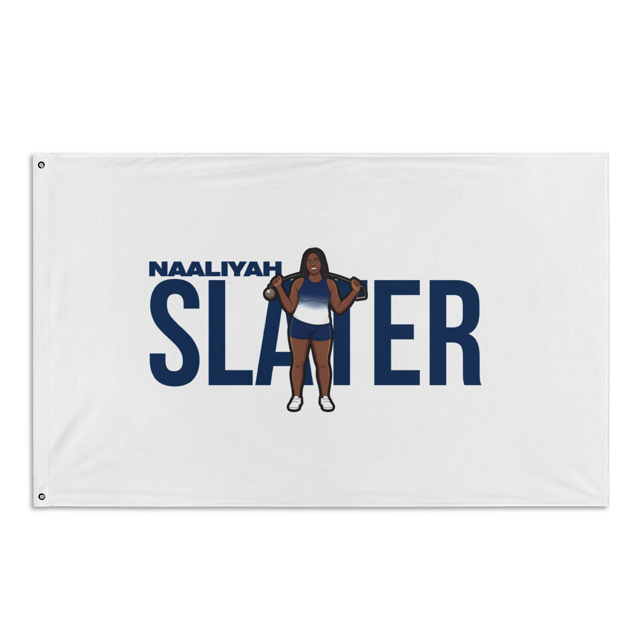 Flag (35 × 56 in) — character_player_name in Classic