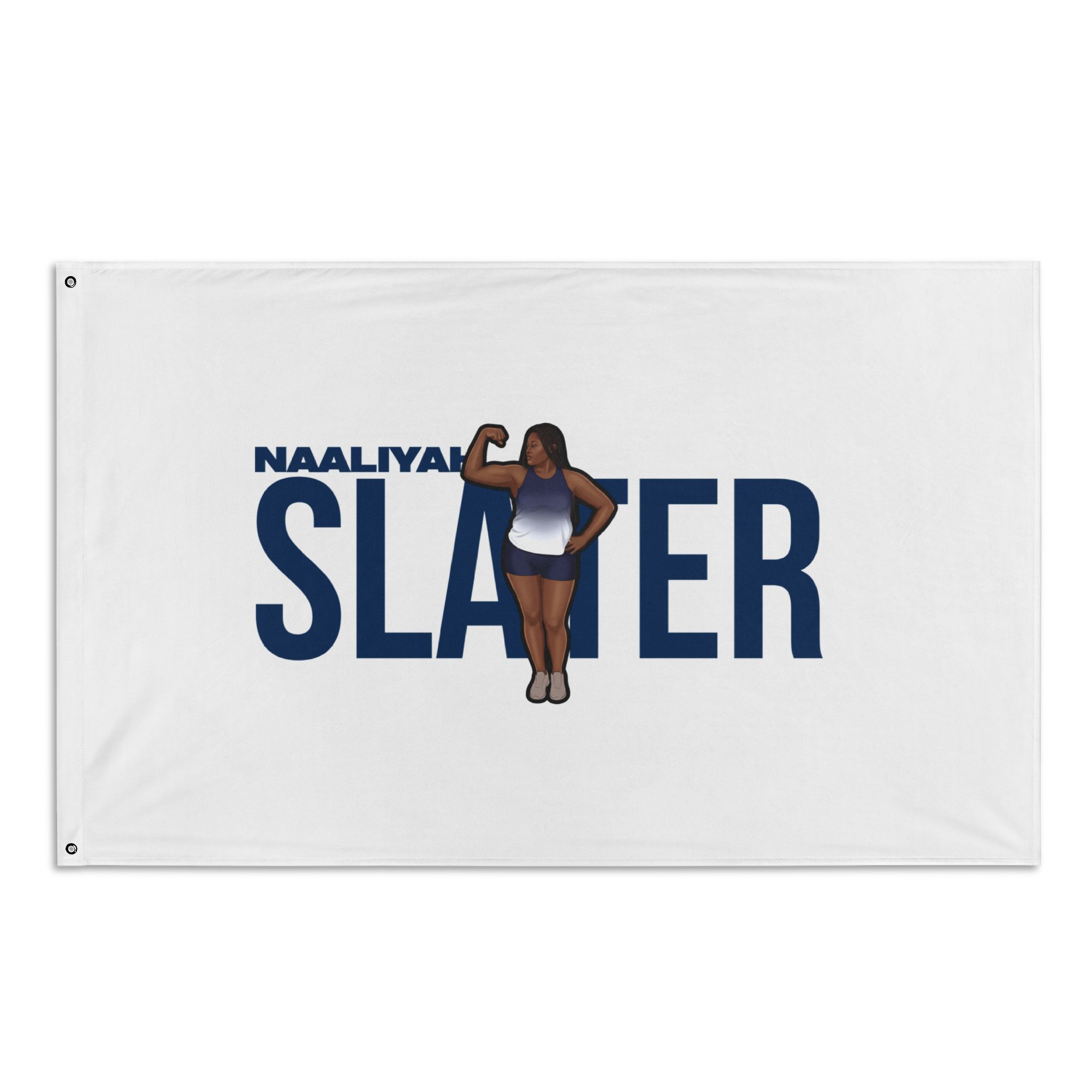 Flag (35 × 56 in) — character_player_name in Classic