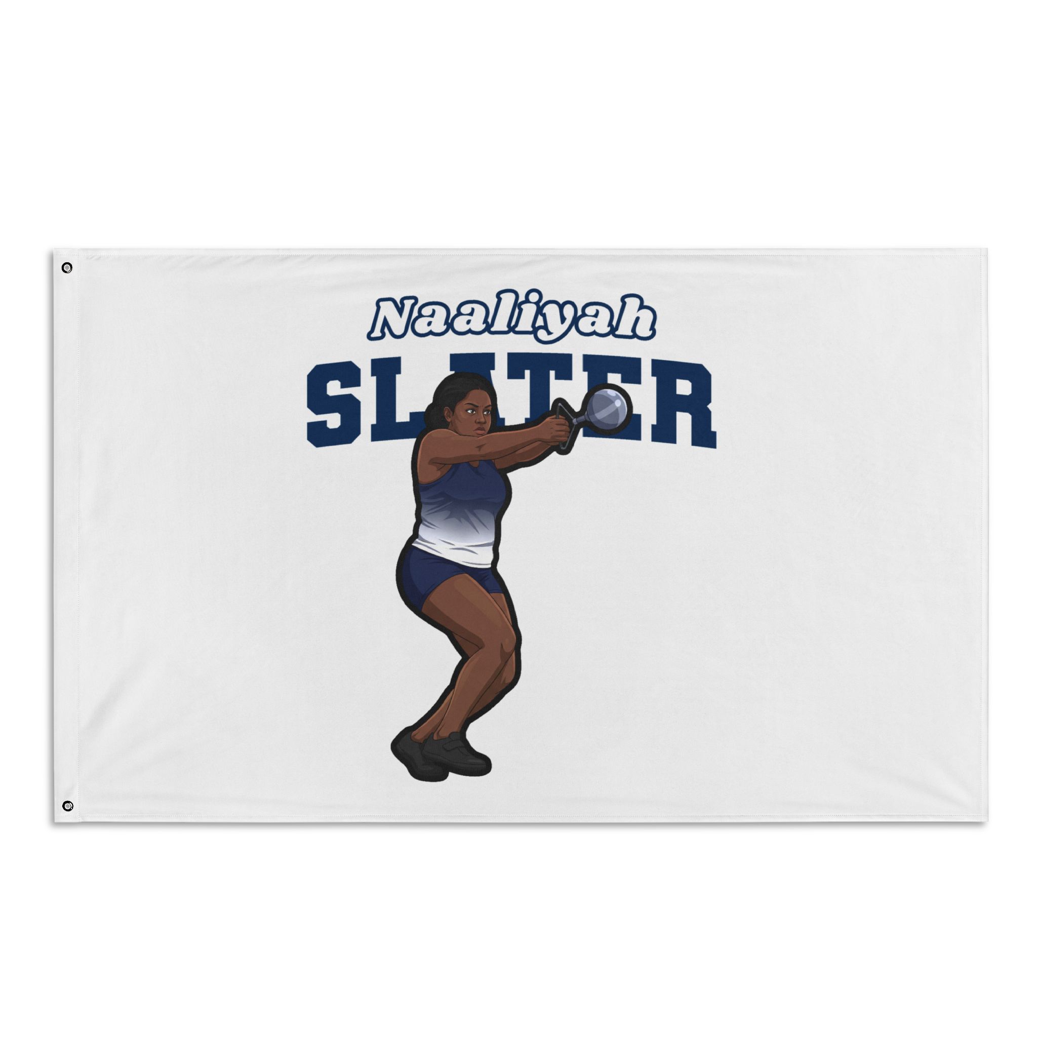 Flag (35 × 56 in) — character_name_arch in Classic