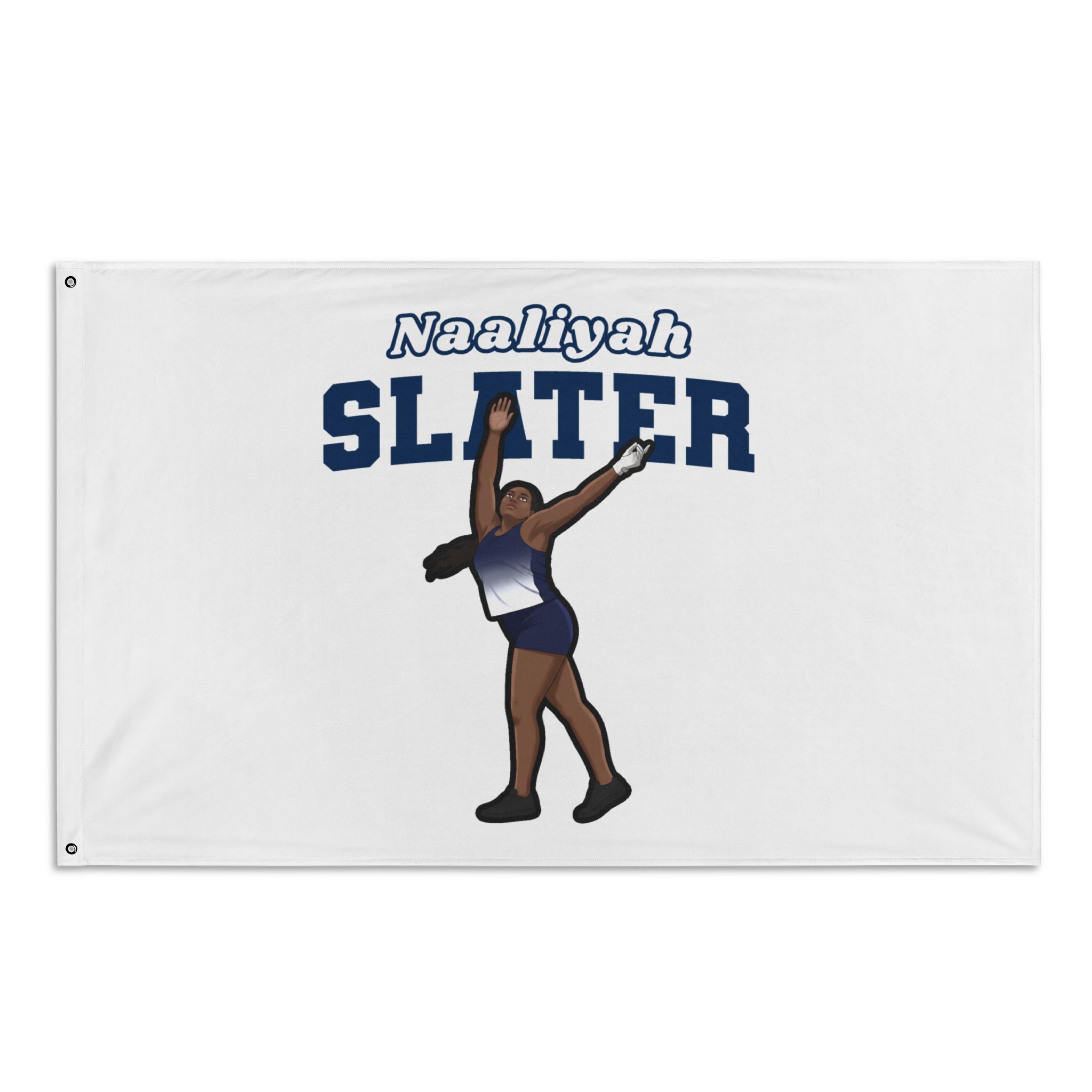 Flag (35 × 56 in) — character_name_arch in Classic
