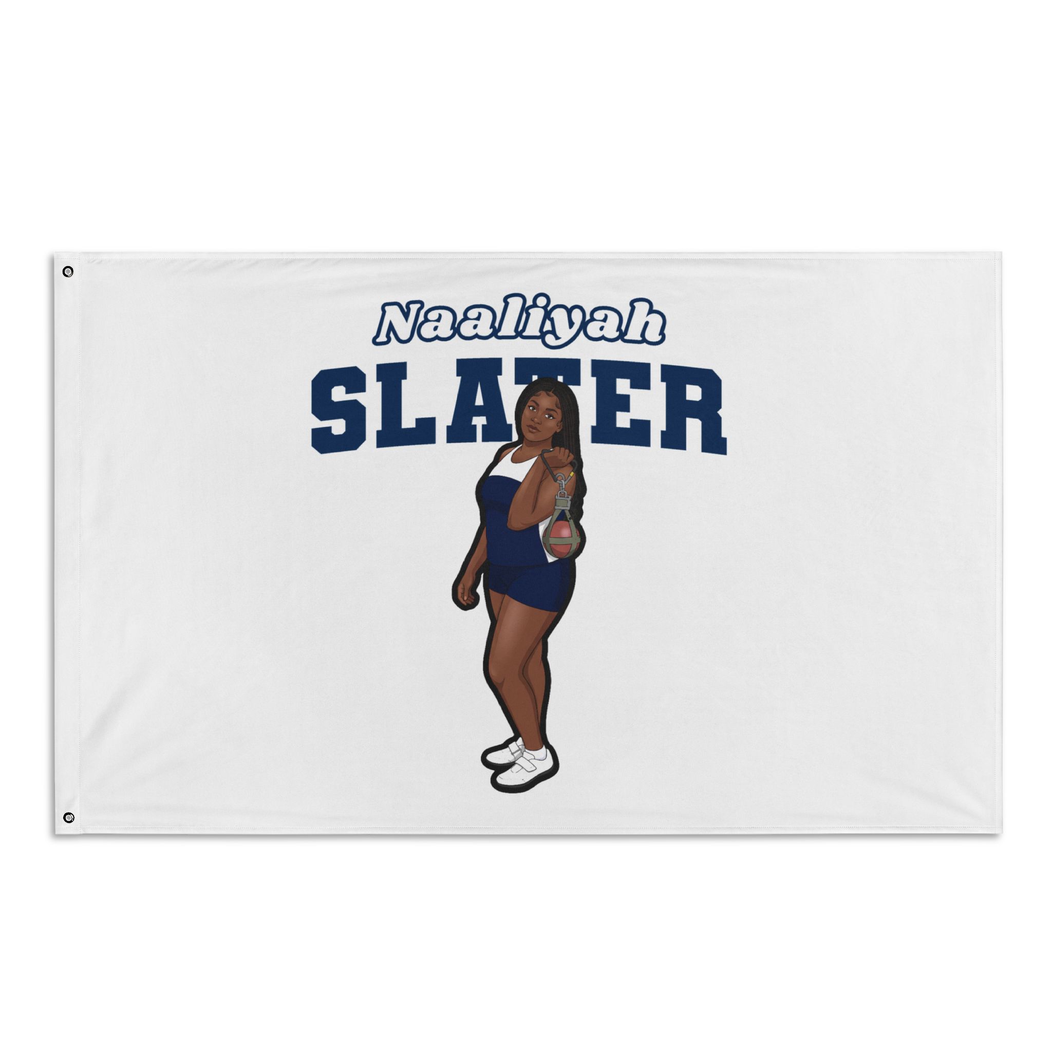 Flag (35 × 56 in) — character_name_arch in Classic