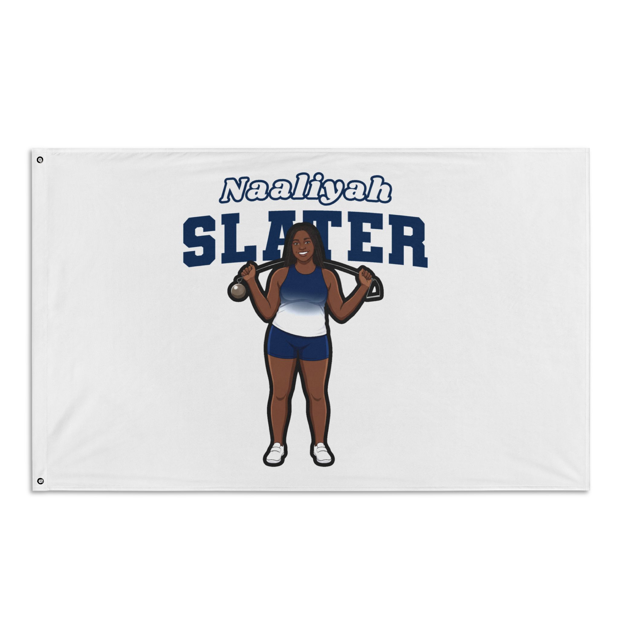 Flag (35 × 56 in) — character_name_arch in Classic