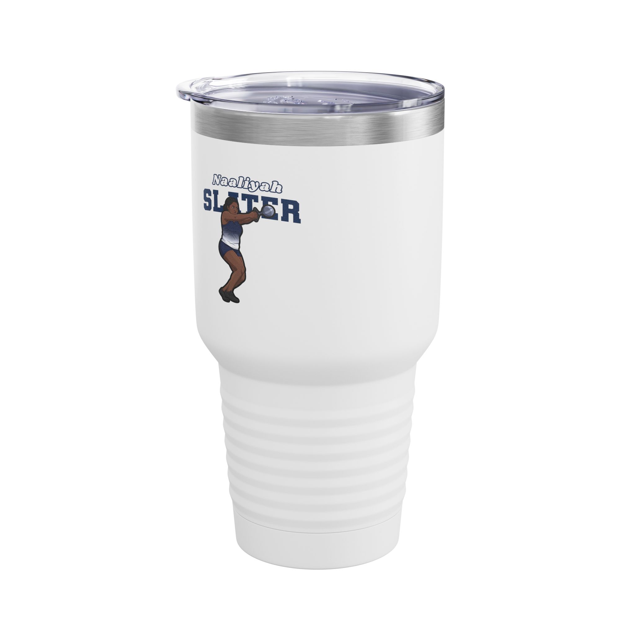 30oz Tumbler — character_name_arch in White