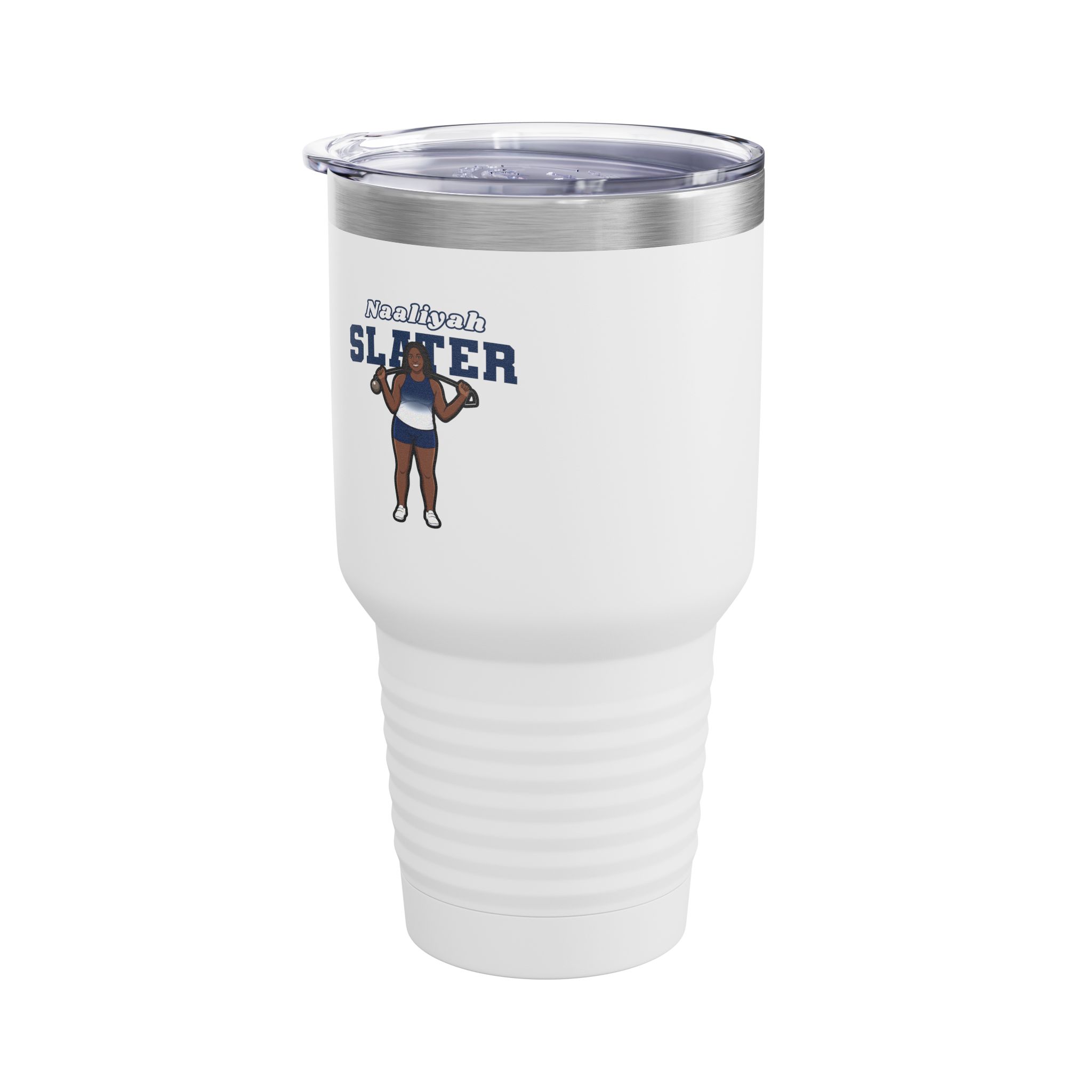 30oz Tumbler — character_name_arch in White