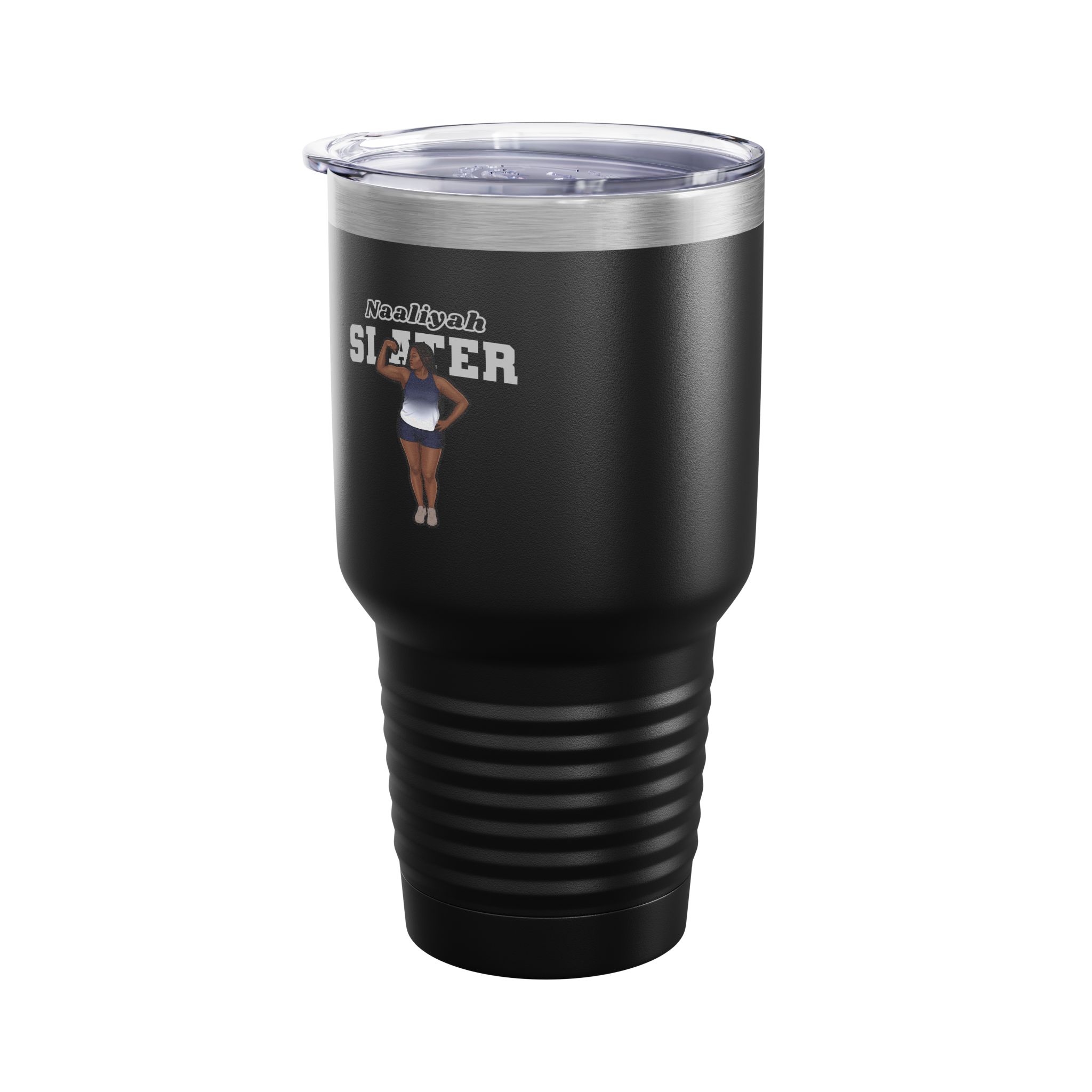 30oz Tumbler — character_name_arch in Black