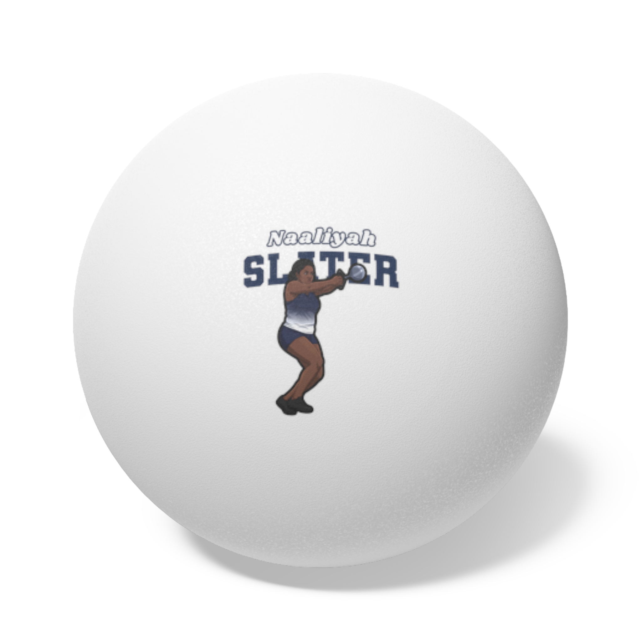 Ping Pong Balls, 6 pcs — character_name_arch in White