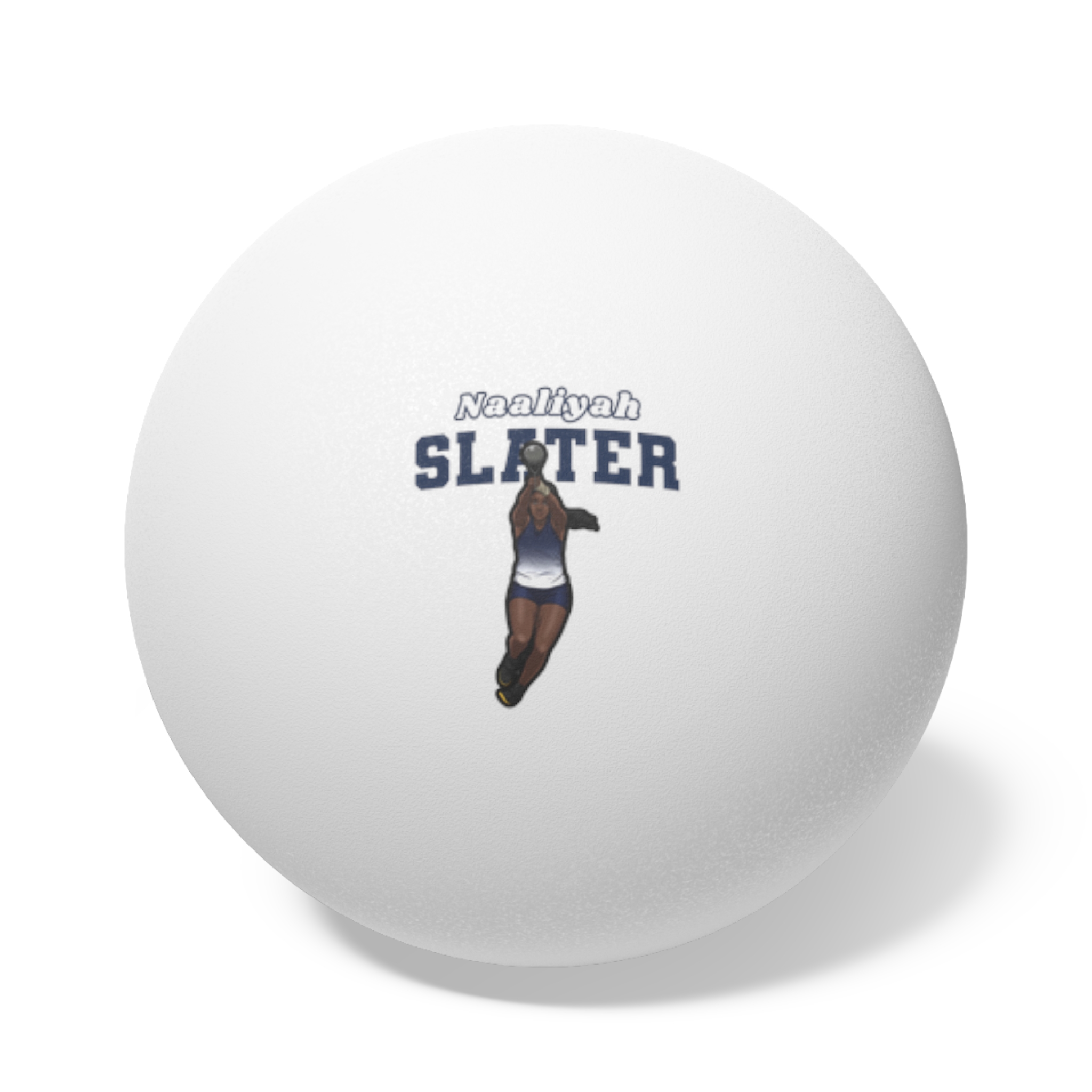Ping Pong Balls, 6 pcs — character_name_arch in White