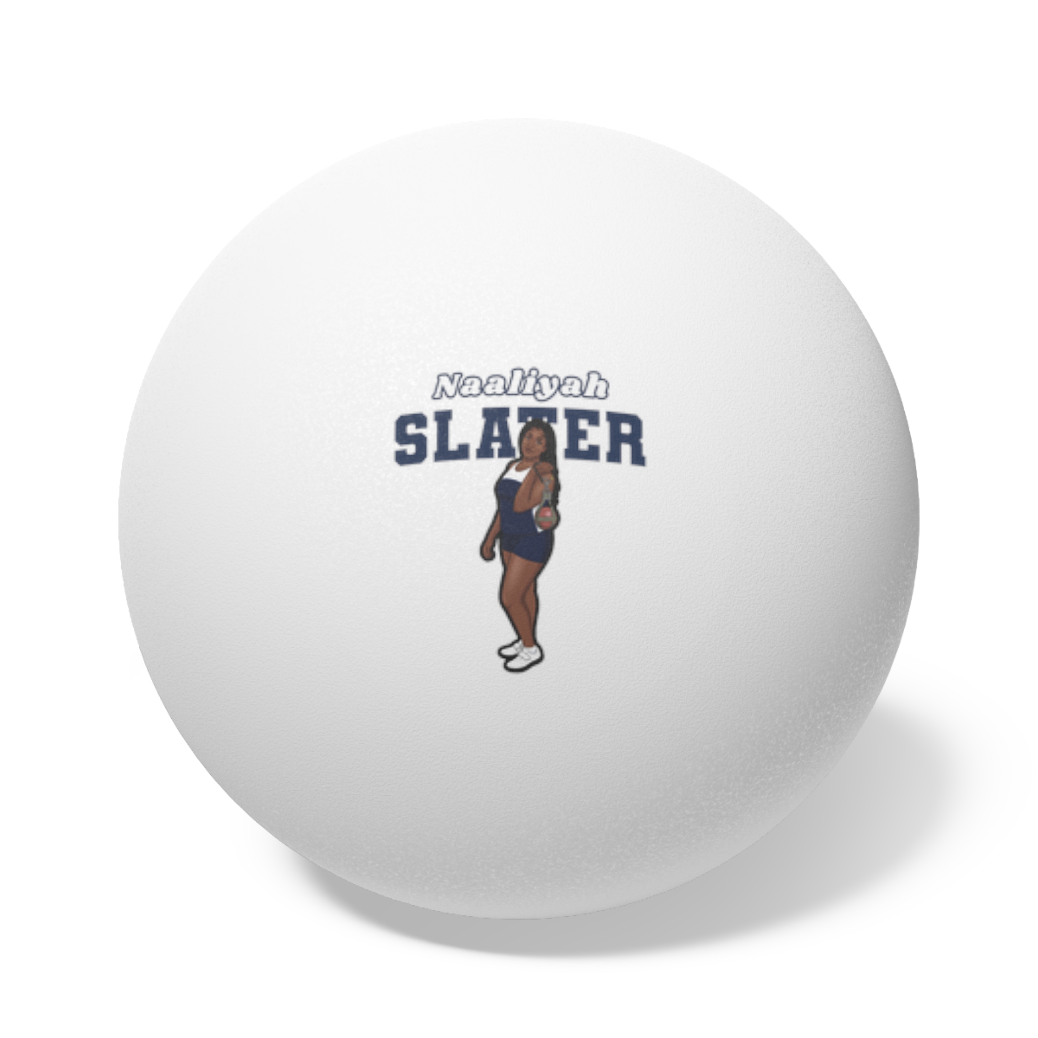 Ping Pong Balls, 6 pcs — character_name_arch in White