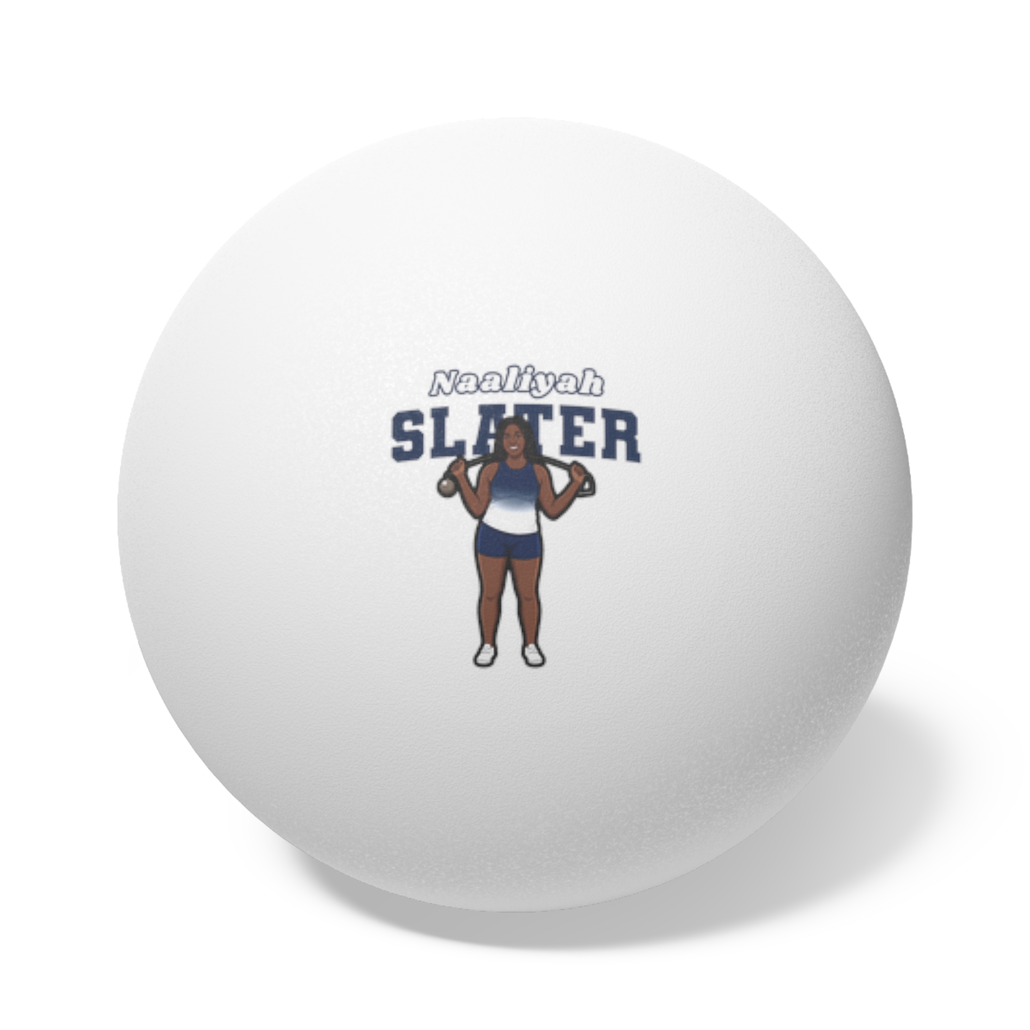Ping Pong Balls, 6 pcs — character_name_arch in White