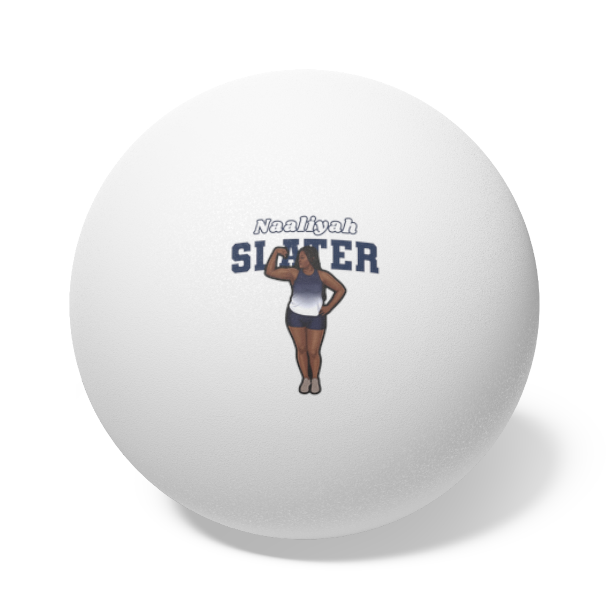 Ping Pong Balls, 6 pcs — character_name_arch in White