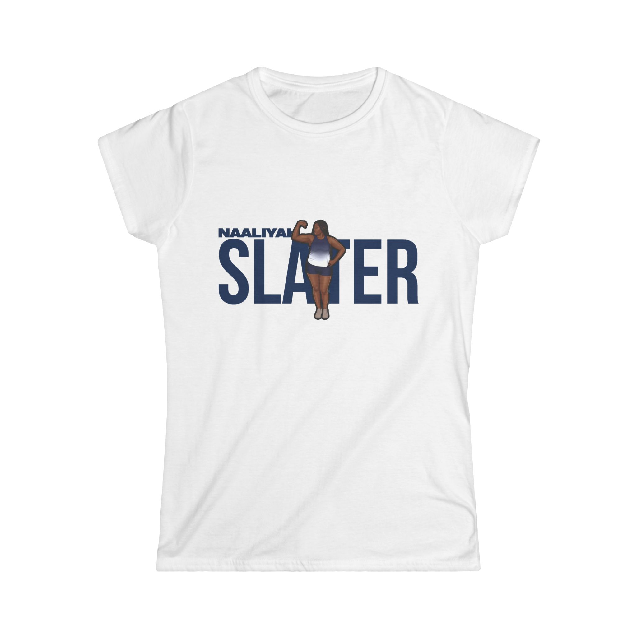 Women's Softstyle Tee — character_player_name in White