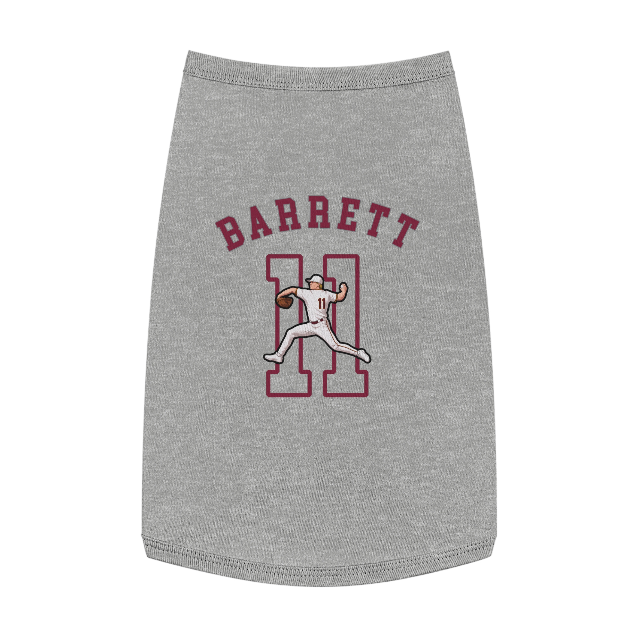 Pet Tank Top — character_shirsey_arch in White