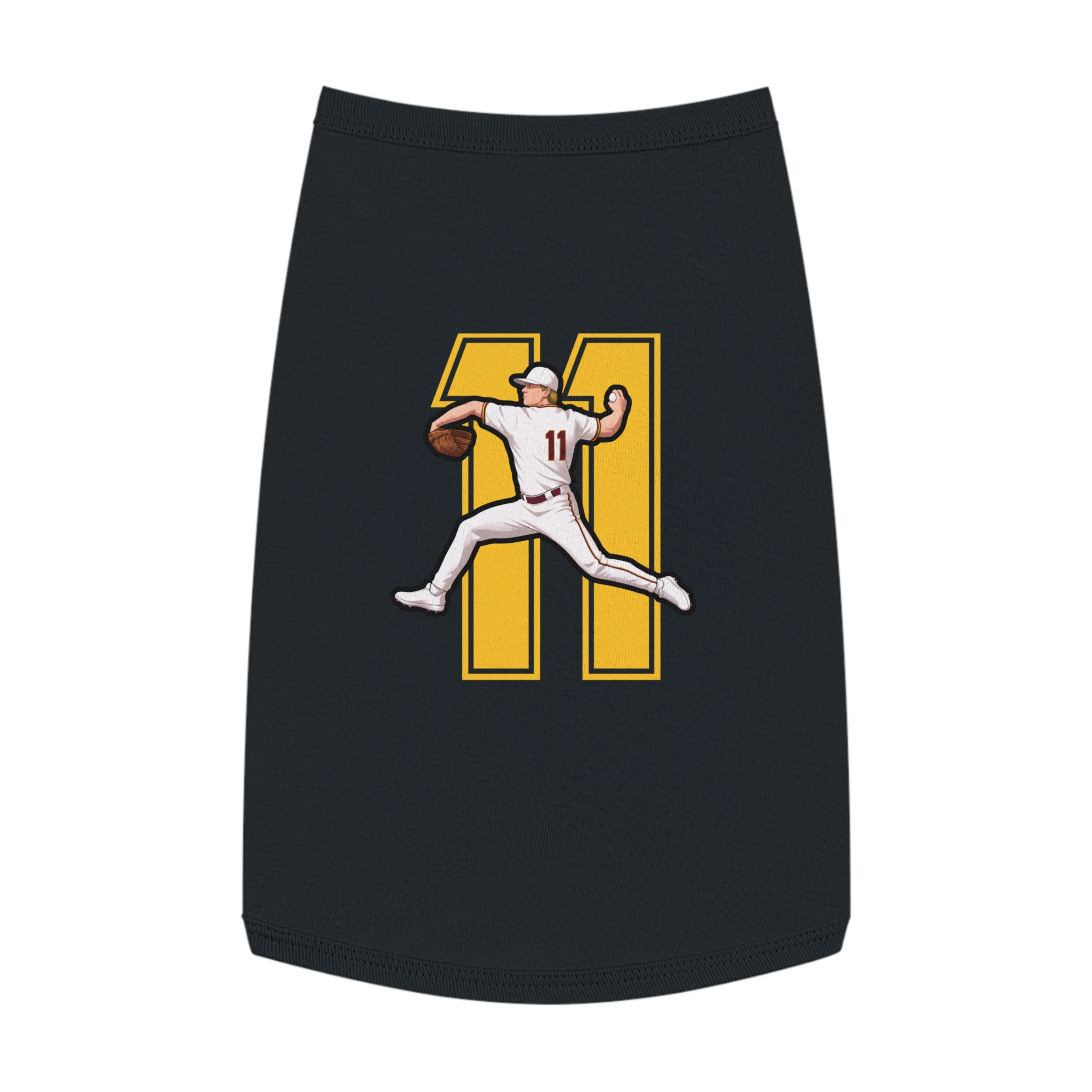 Pet Tank Top — character_number in Black