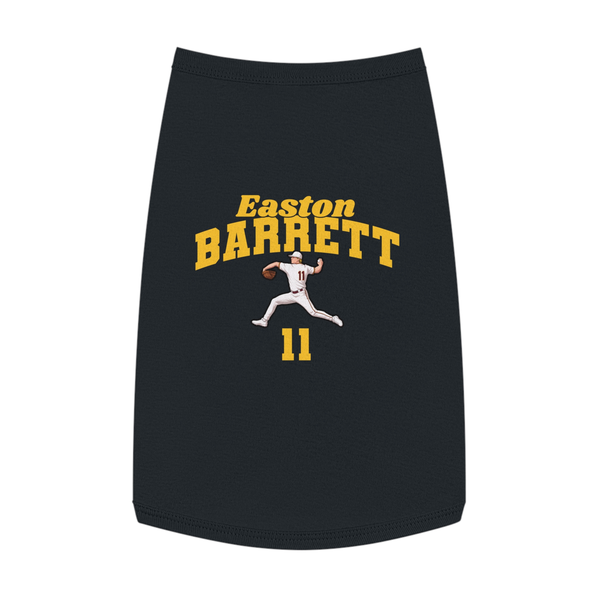 Pet Tank Top — character_signature_arch in Black