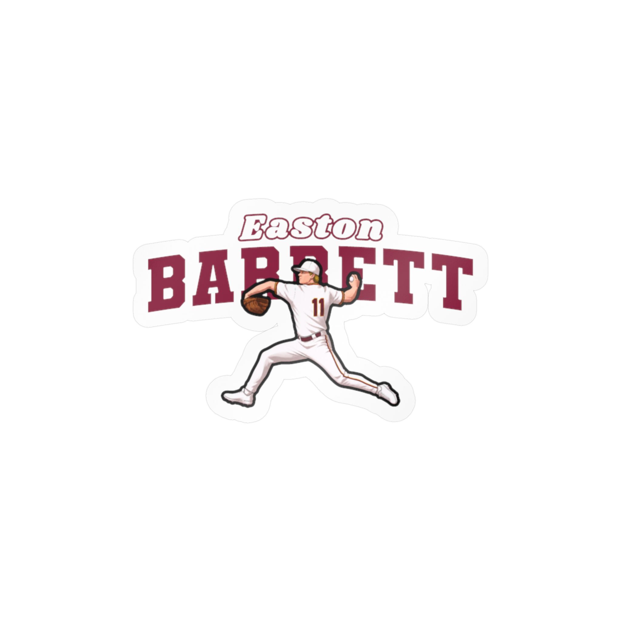 Vinyl Sticker — character_name_arch in Classic
