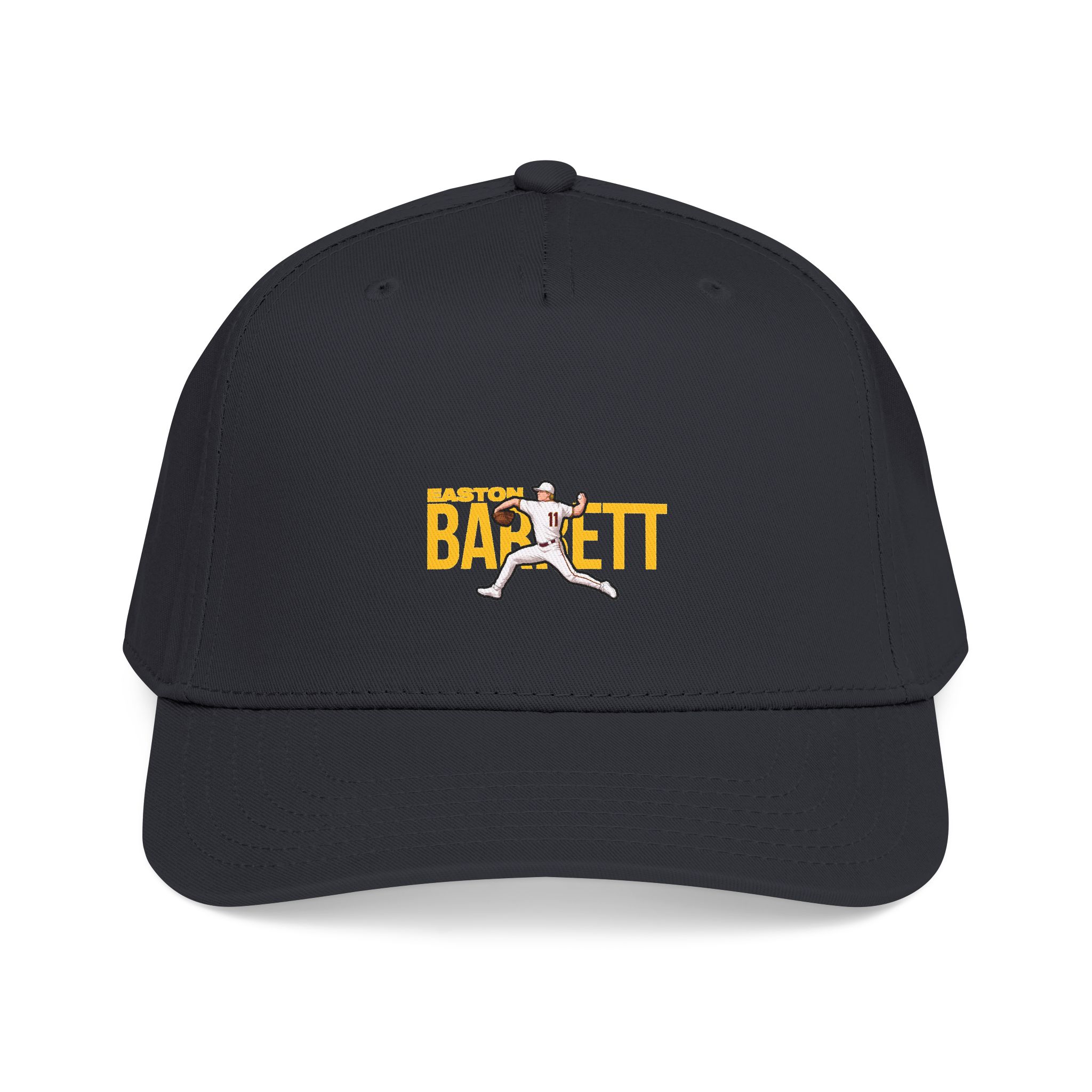 Baseball Cap — character_player_name in Black