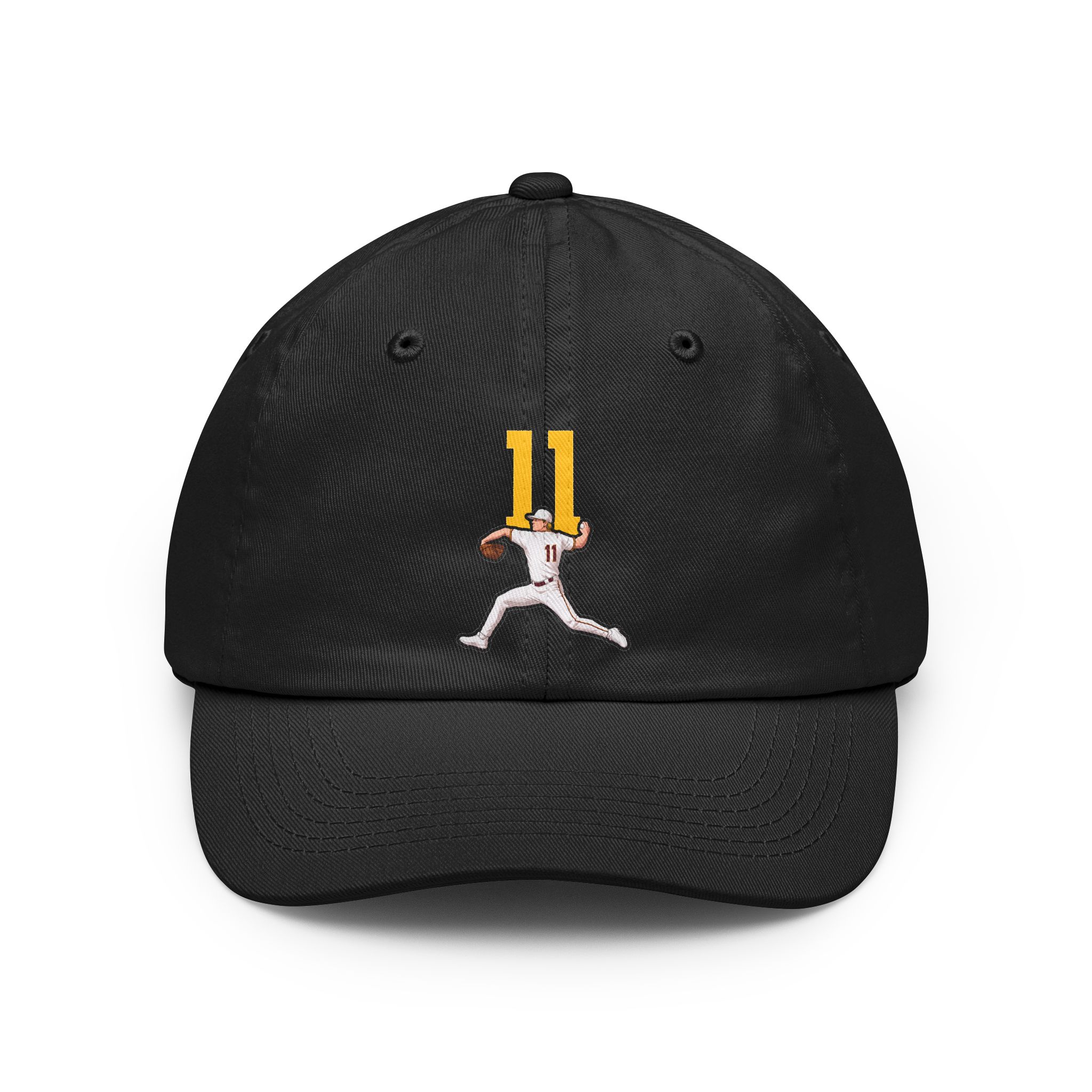 Classic Cap — character_number_top in Black