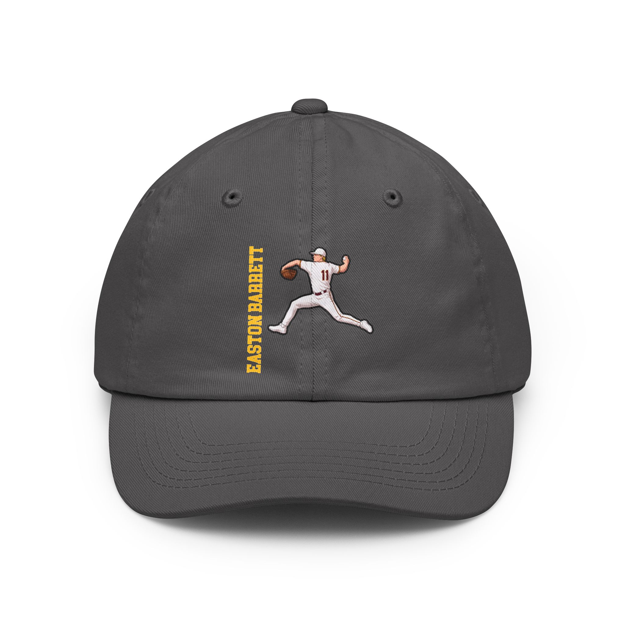 Classic Cap — character_name_vertical in Grey