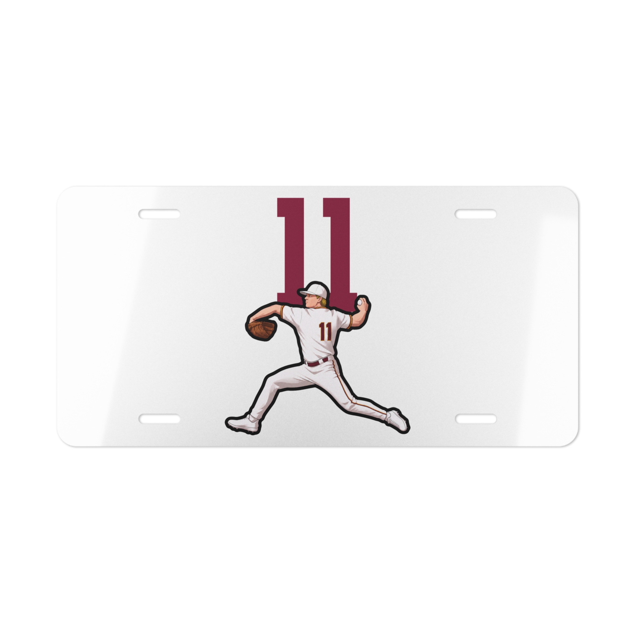 License Plate — character_number_top in Classic